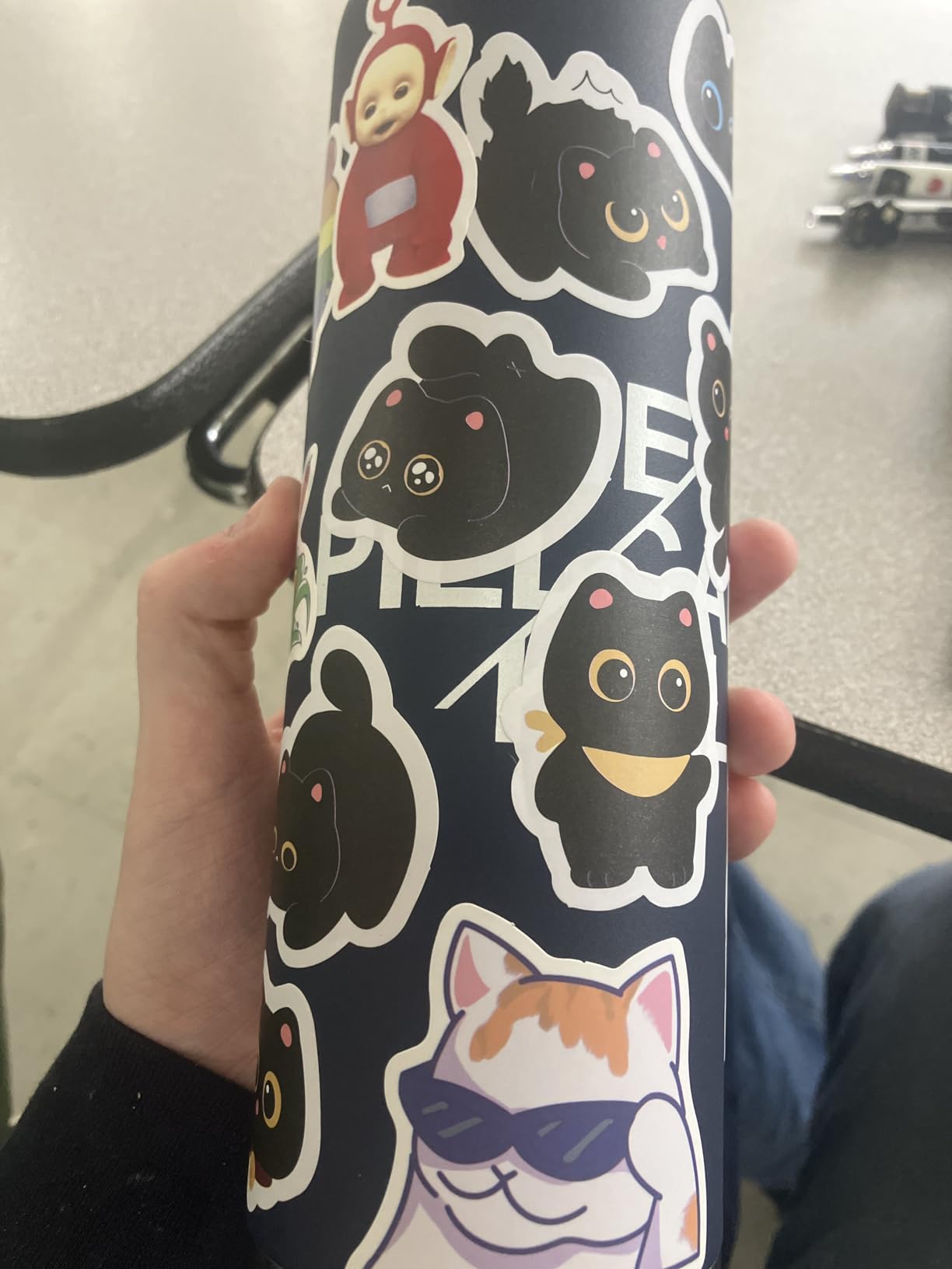 Black Cute Cat Stationery Set Cat School Supplies | Includes Sticky Notes,Mechanical Pencils,Eraser,Notebook,Stickers etc Kawaii Birthday Gifts Classroom Rewards customer photo 1