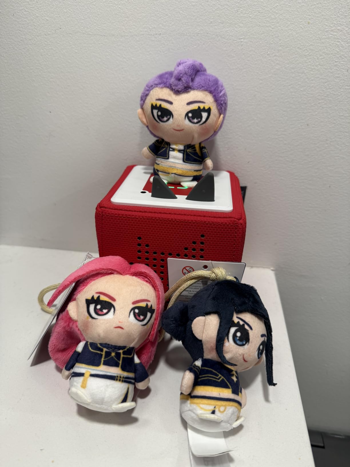 Kpop Demon Hunters 3-Pack 4-inch Clip-On Plush - Rumi, Mira, and Zoey Mini Collectible Character Clips for On-The-Go Fans - Ages 6+ customer photo 1
