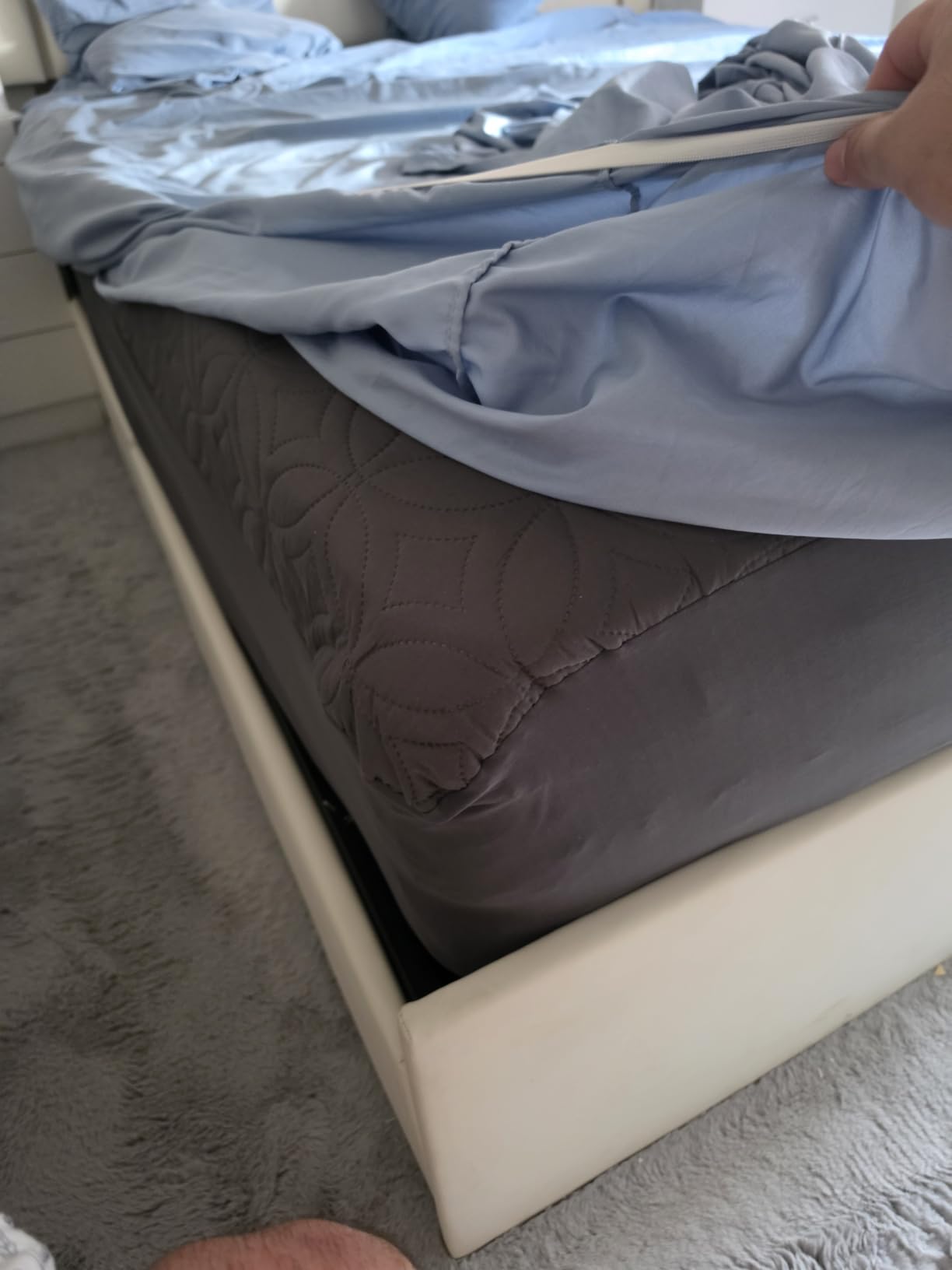 14 inch Medium Firm Mattress Queen, Hybrid Mattress with Back and Lumbar Hip Support, Fiberglass Free, 365 Nights Trial, 10 Years Warranty customer photo 2