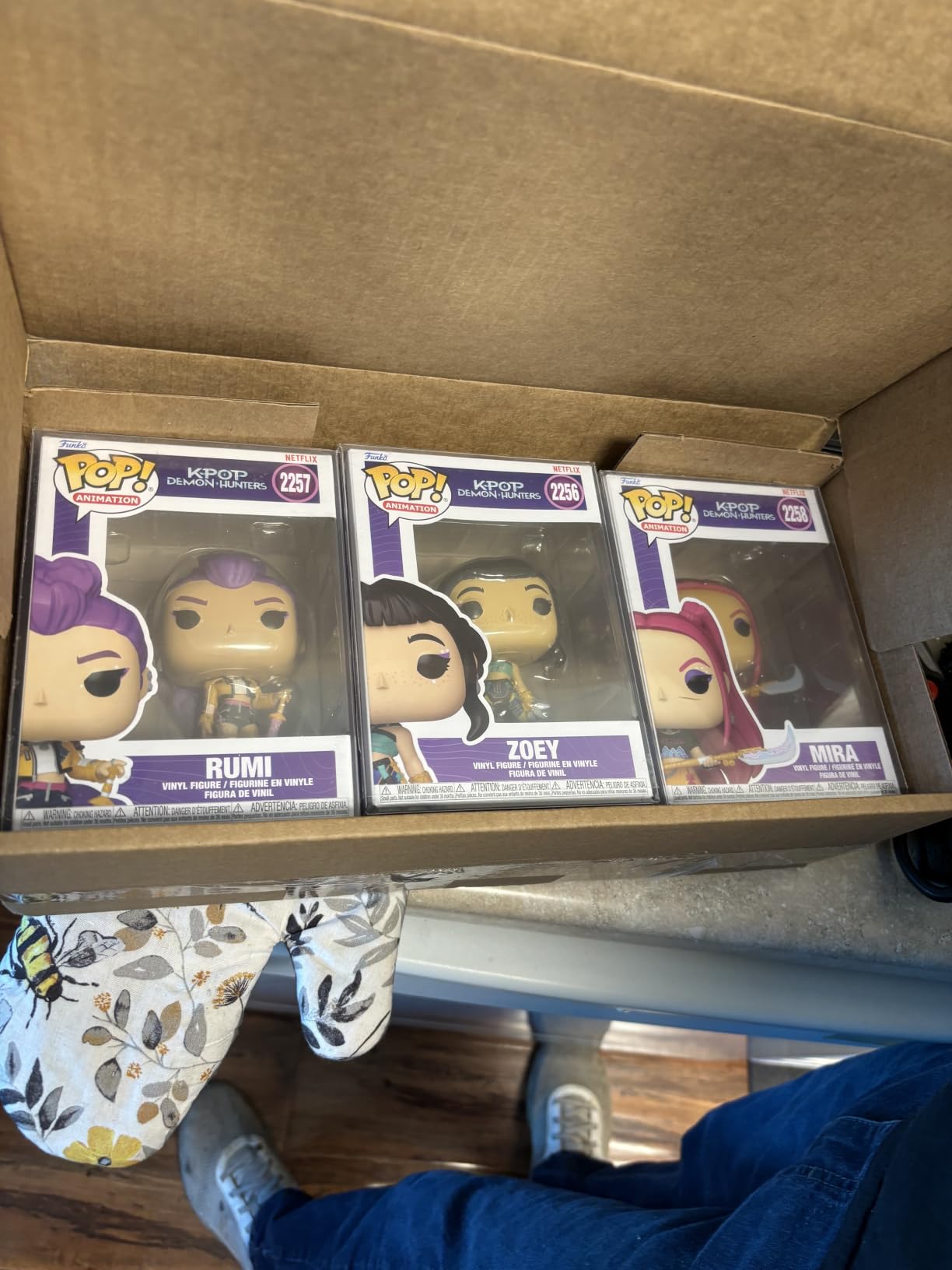 Pop! Kpop Demon Hunters - Set of 3 Huntr/x - Rumi, Mira and Zoey Vinyl Figures Bundled with Box Protector customer photo 1