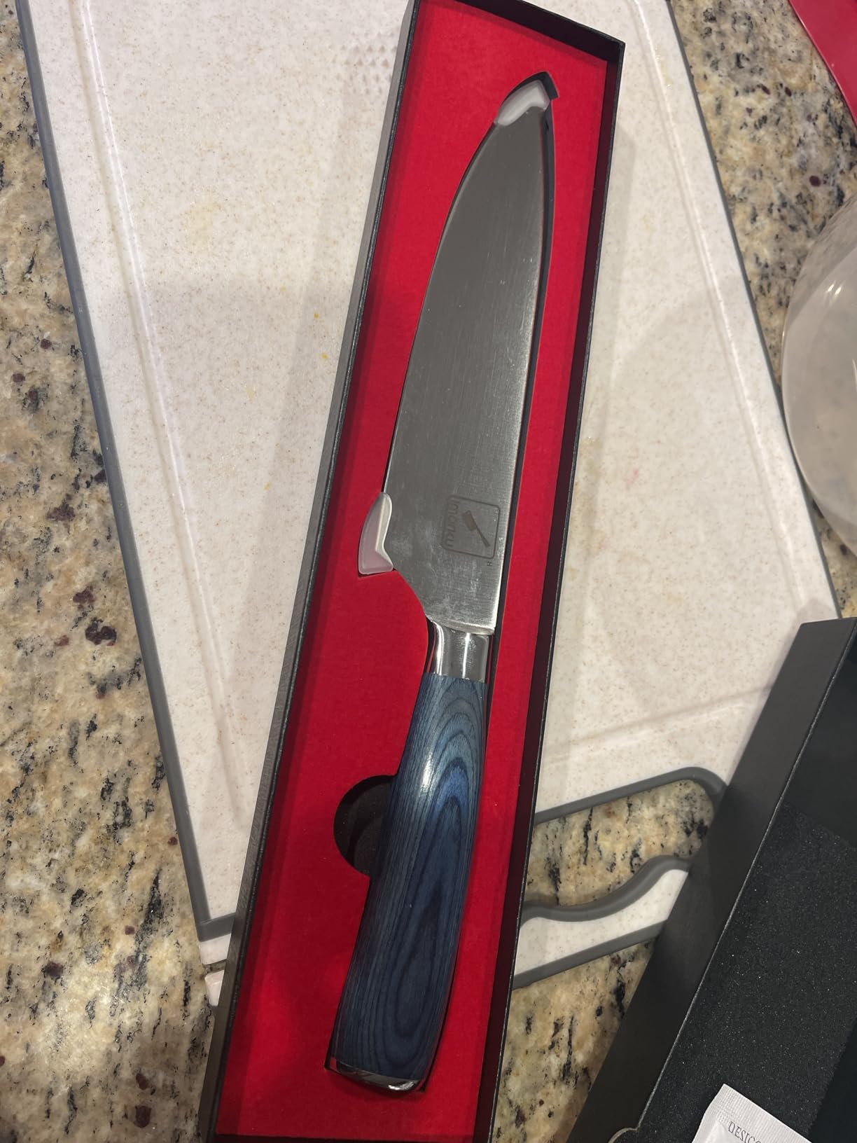 imarku Japanese High Carbon Stainless Steel Knife Set with Block, Precision-Forged Gyutou Kitchen Knives with Built-in Sharpener, Ultra-Sharp 10–15° Edge, Ergonomic Non-Slip Handle, Dishwasher Safe customer photo 1