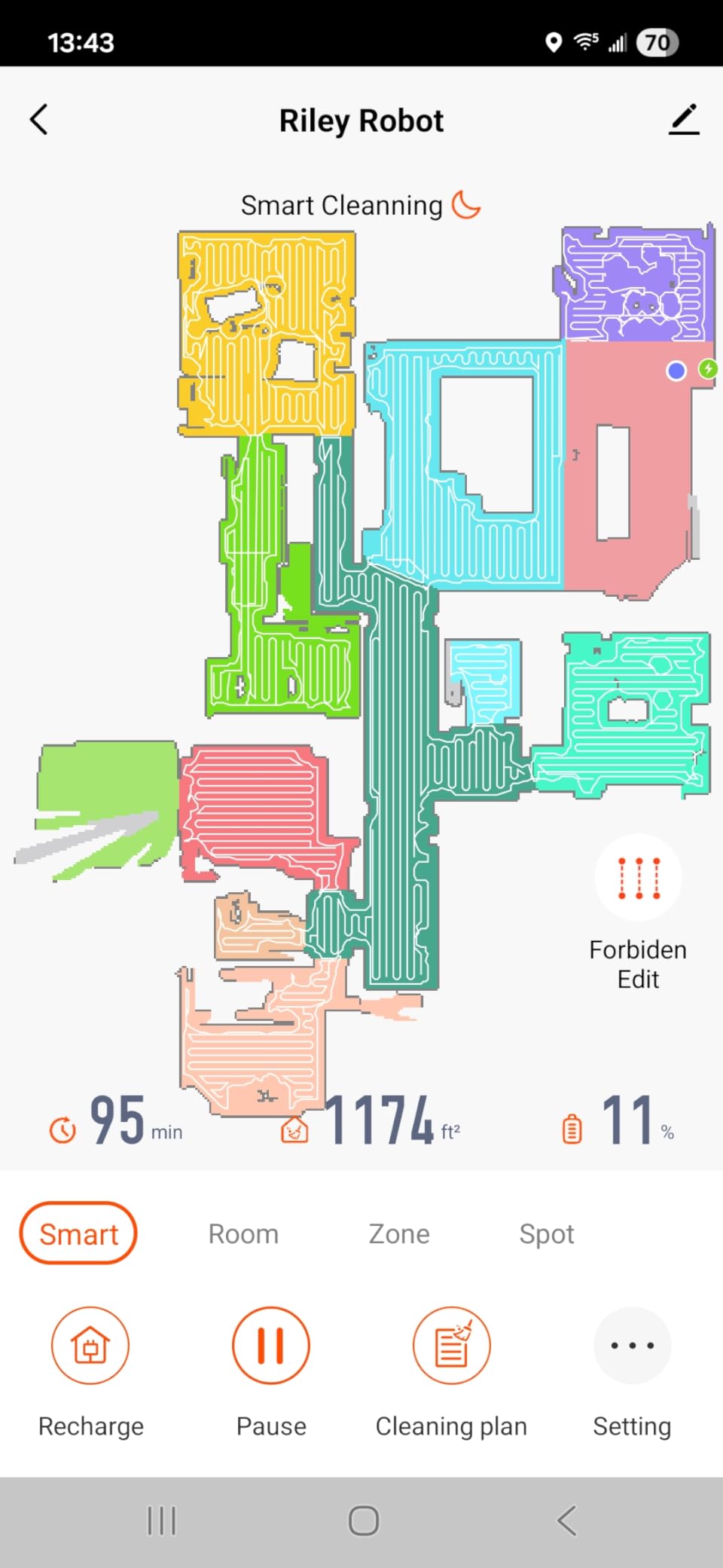 ILIFE A30s Robot Vacuum, 10000Pa Max Suction, LiDAR Navigation, Home Mapping, No-Go Zone, 150 Mins, for Hard Floor, Carpet and Pet Hair customer photo 1