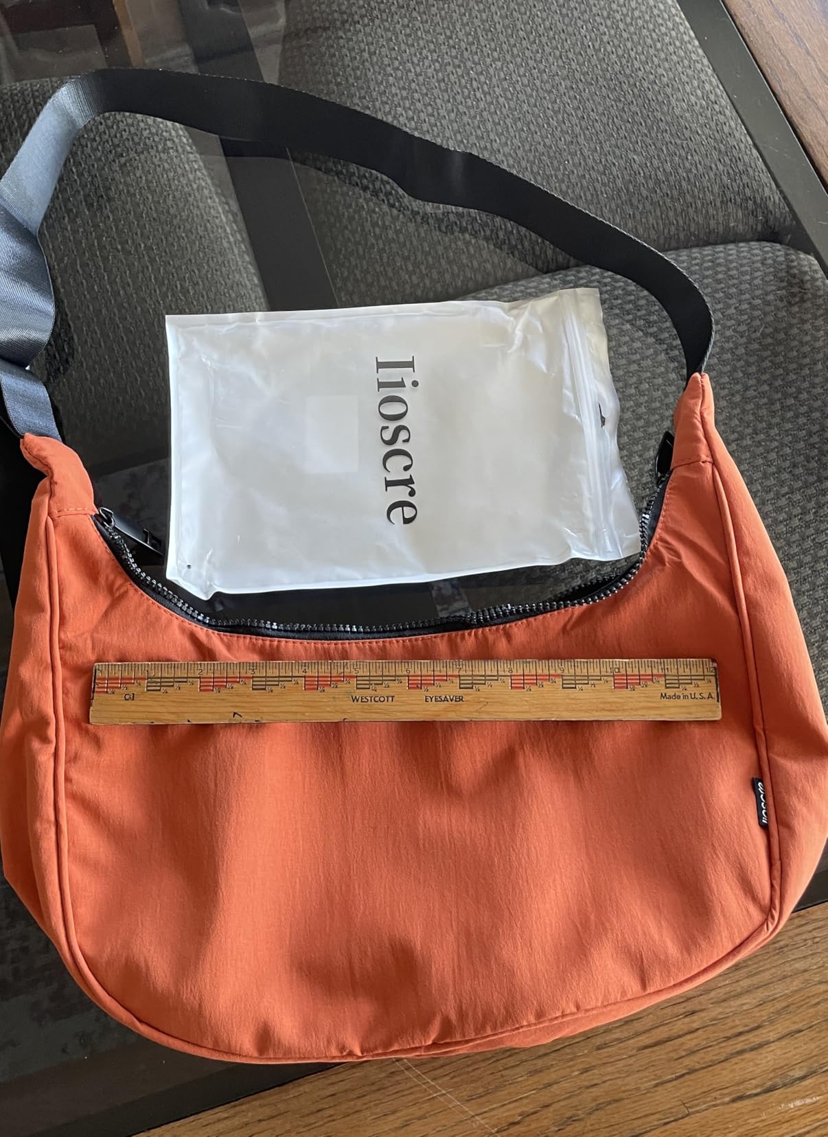 Medium Crossbody Crescent Bag with Adjustable Strap for Women Men customer photo 1