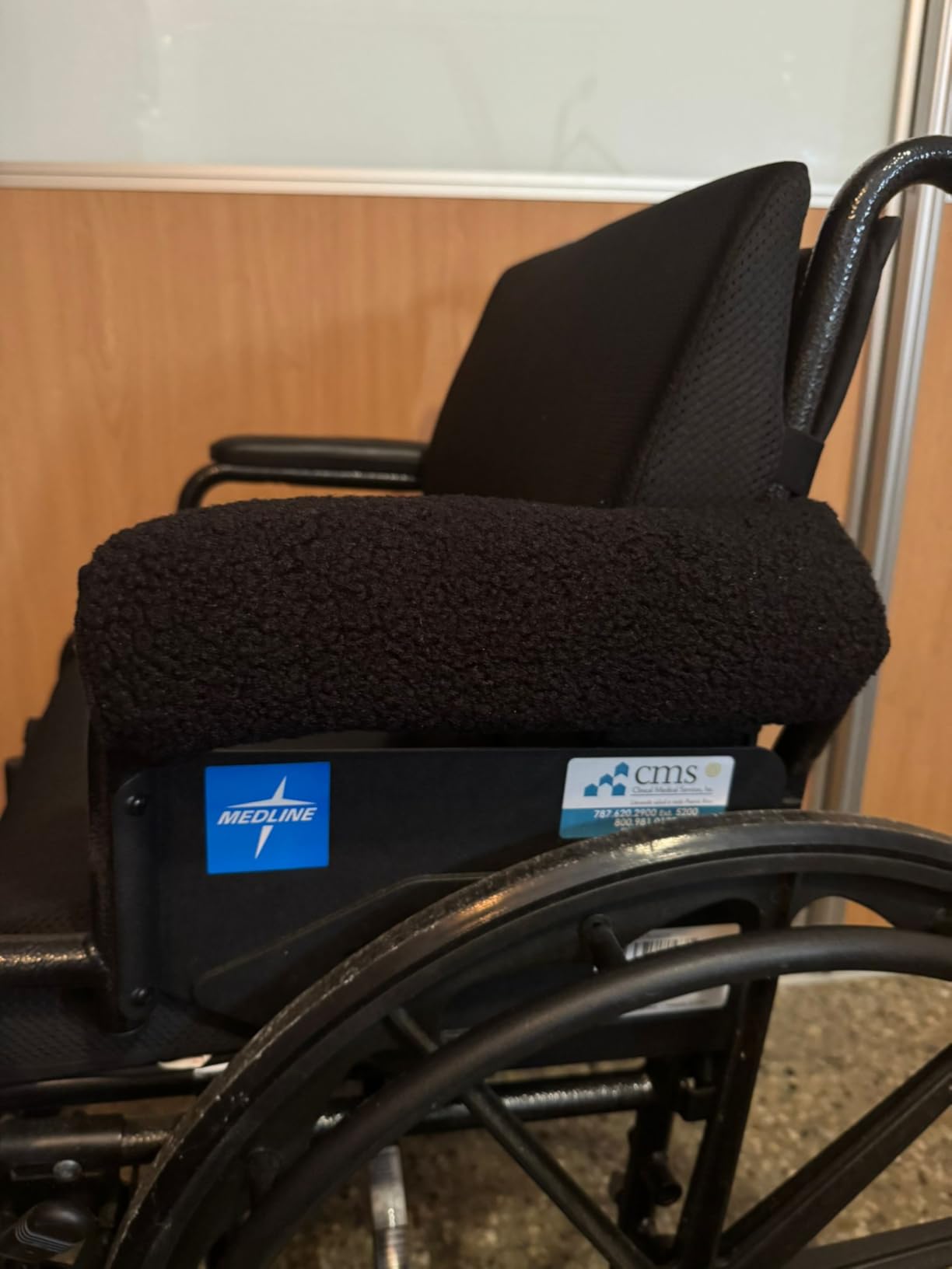 Wheelchair Cushion for Pressure Relief - (2-Piece Set) 18”x16” Anti-Slip Wheelchair Seat Cushions for Adults, Seniors with Lumbar Pillow and Removable Strap, Gel Cushion for Wheelchair customer photo 2