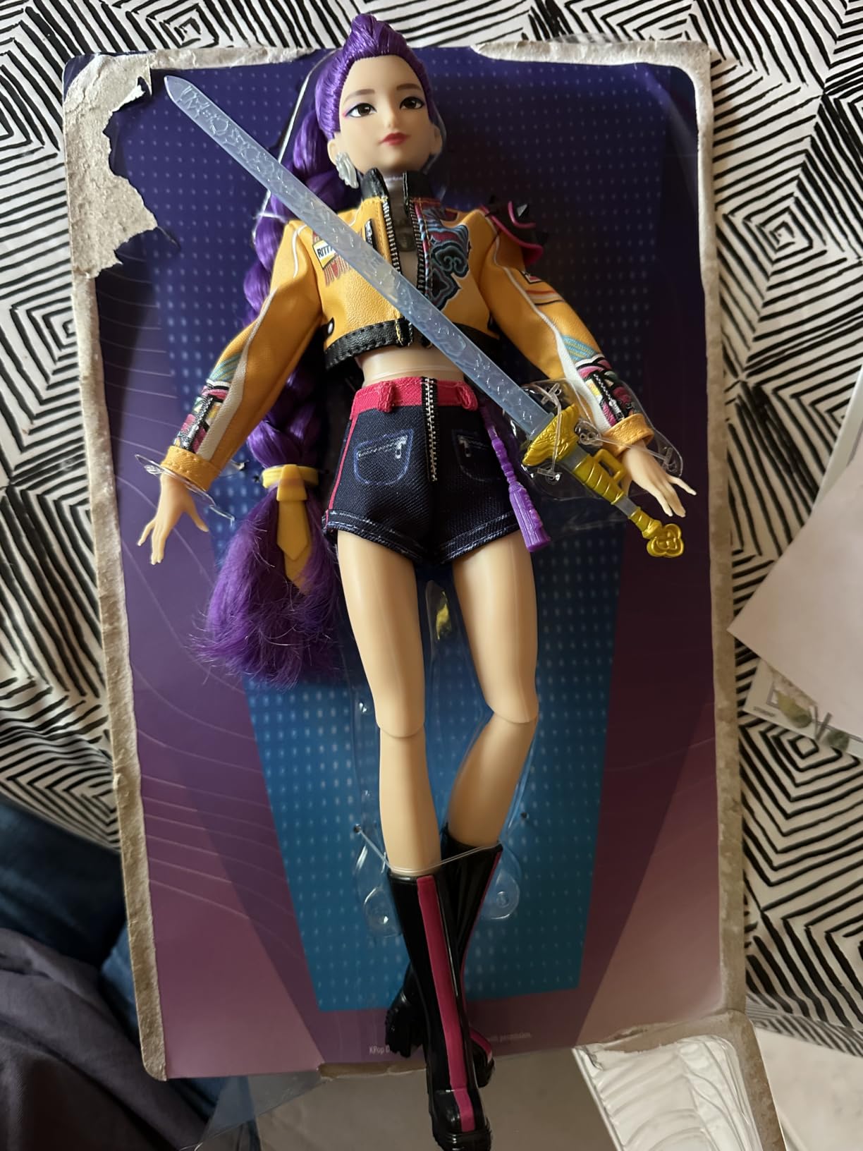 Mattel Kpop Demon Hunters HUNTR/X Mira Fashion Doll | Wearing