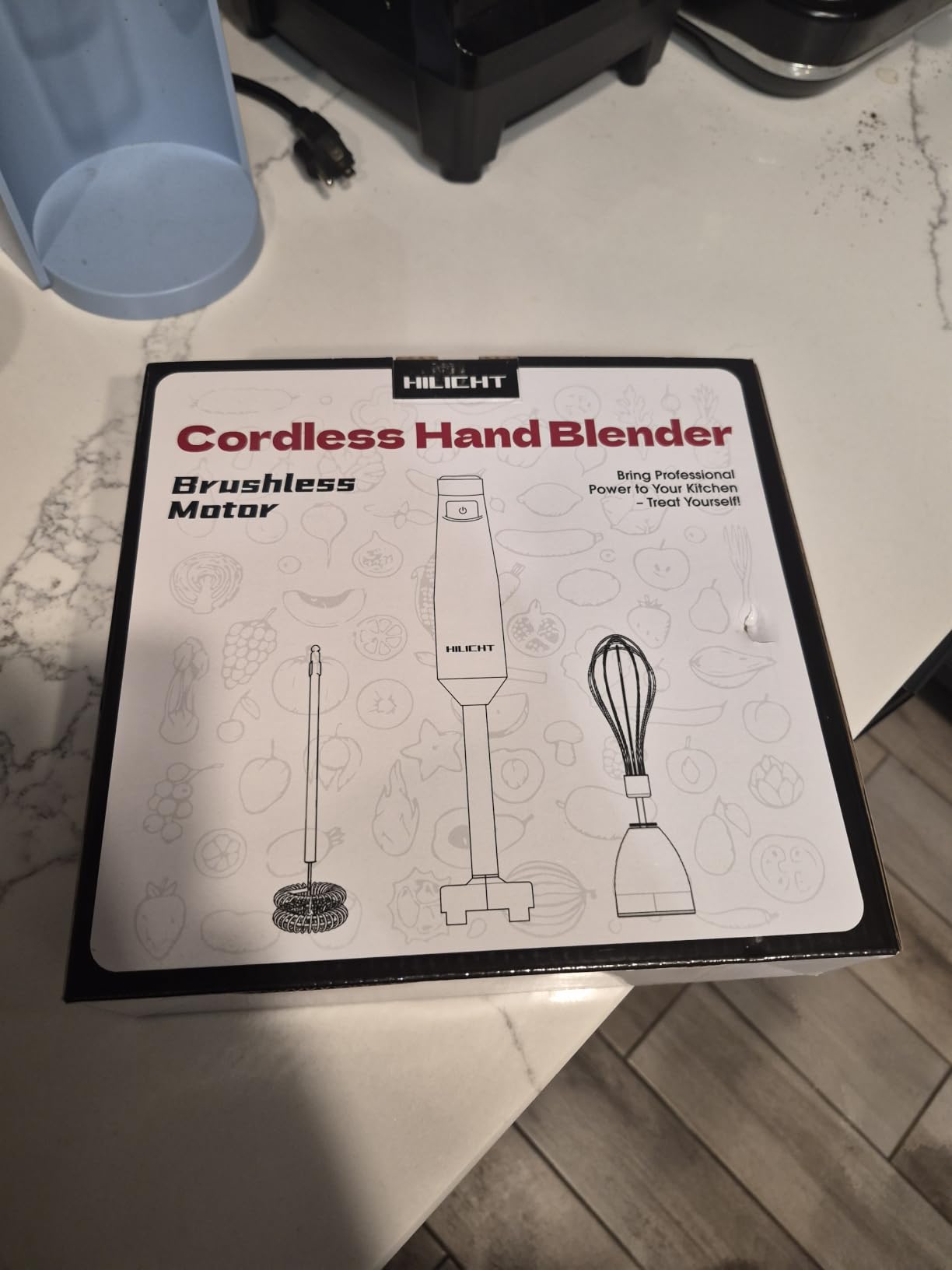 Cordless Hand Blender, 12V Rechargeable Immersion Blender with Brushless Motor, 60+ Bowls per Charge, 2-Blade, Auto Lock, Whisk & Frother for Soup, Smoothies, Baby Food customer photo 1