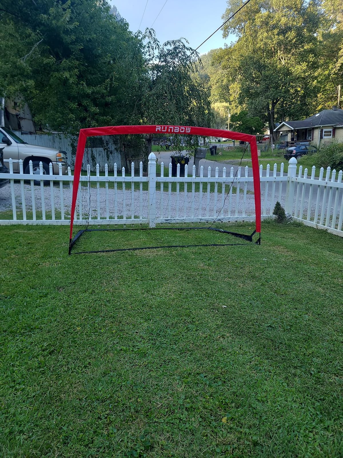 5x3/6x4 FT Soccer Goals for Backyard, Foldable Soccer Nets for Kids customer photo 2