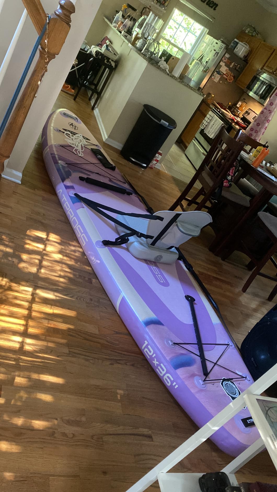12'x36 Inflatable Stand Up Paddle Board with Seat, 500lbs Wide SUP customer photo 2