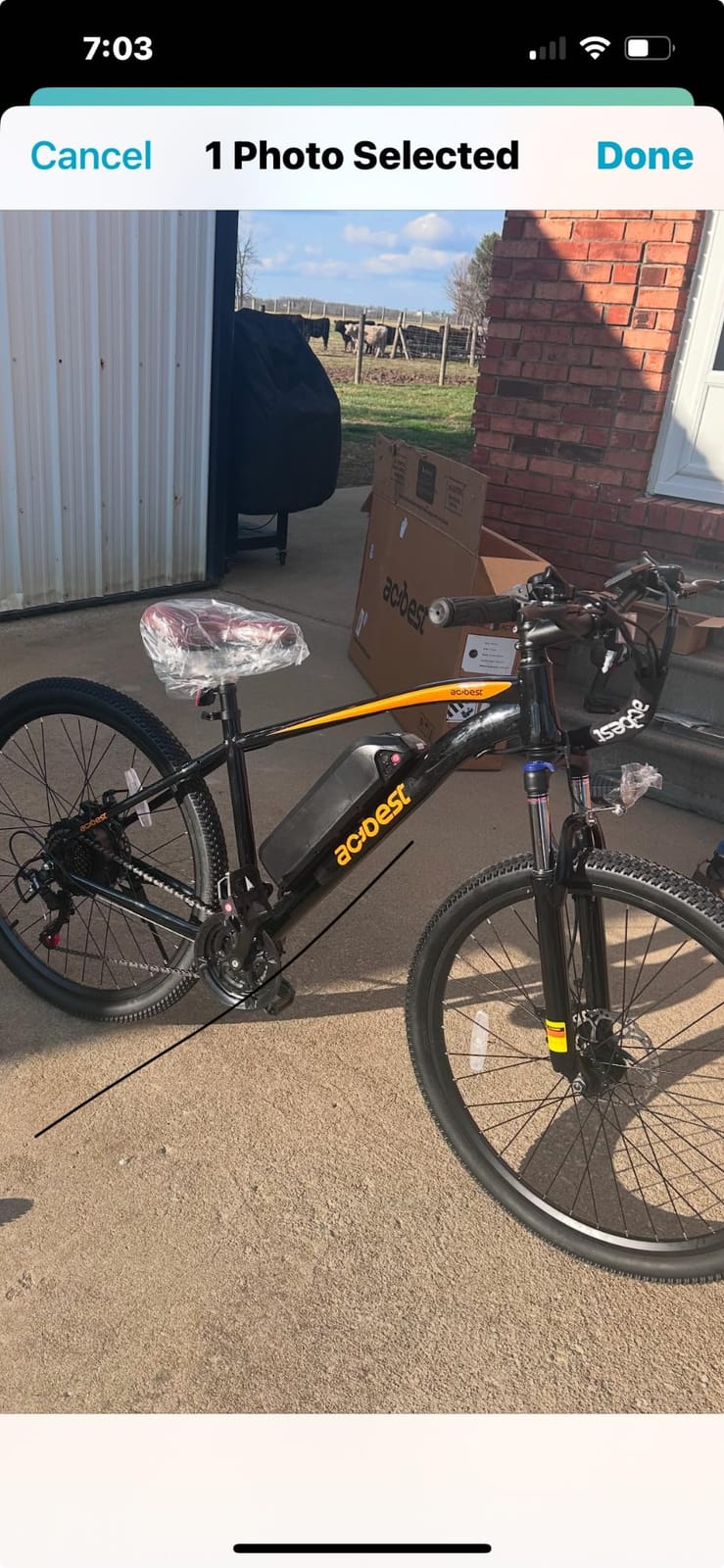 Apex Electric Bike for Adults, 21-Speed Mountain Lightweight Ebike with Peak 1200W Brushless Motor, 48V 499Wh Removable Battery, 27.5''x2.1'' Tire Step Over E-MTB, Up to 55 Miles Range customer photo 2