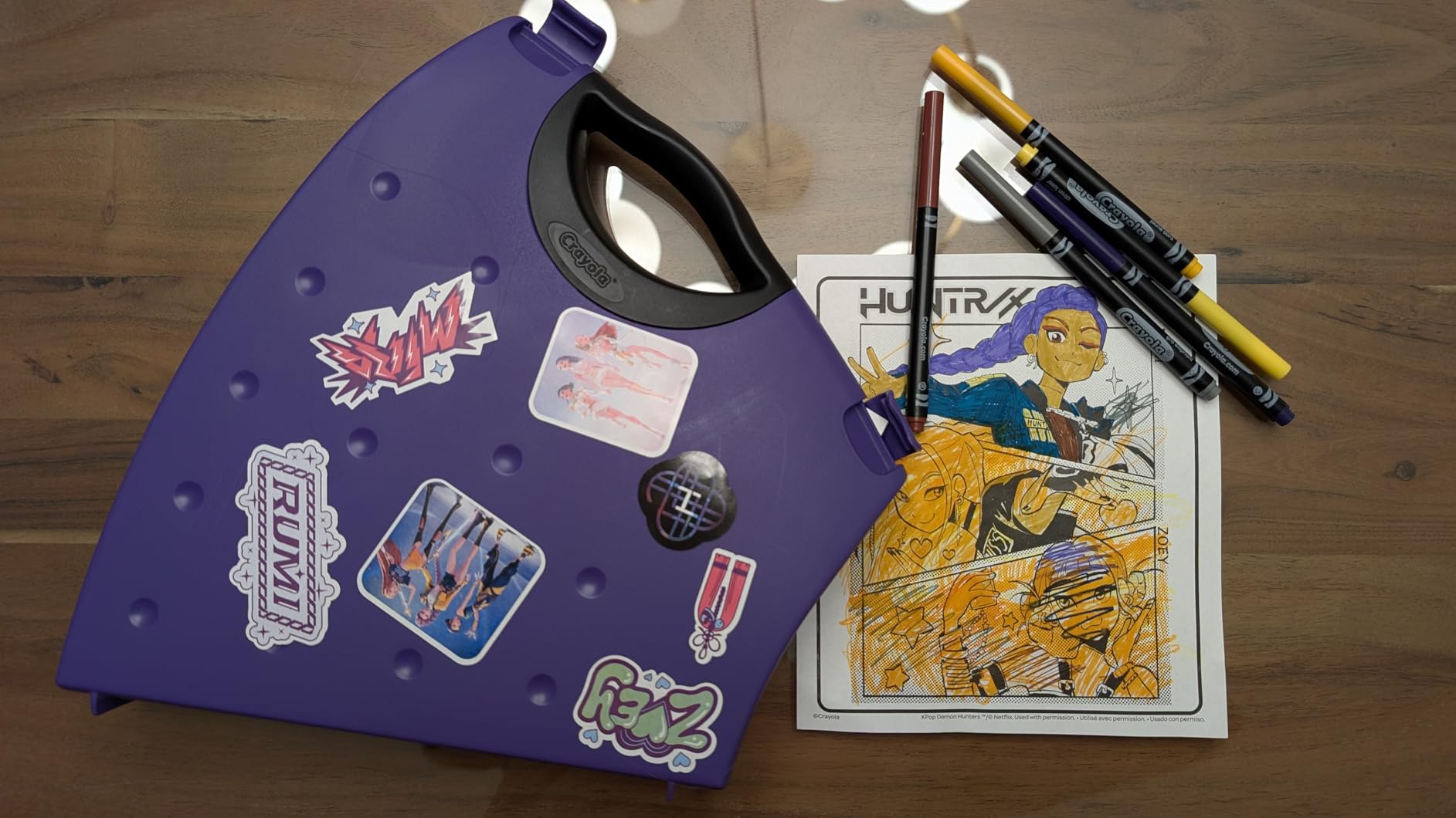 Crayola Kpop Demon Hunters Art Case (40+pcs), Coloring & Sticker Craft Kit customer photo 1