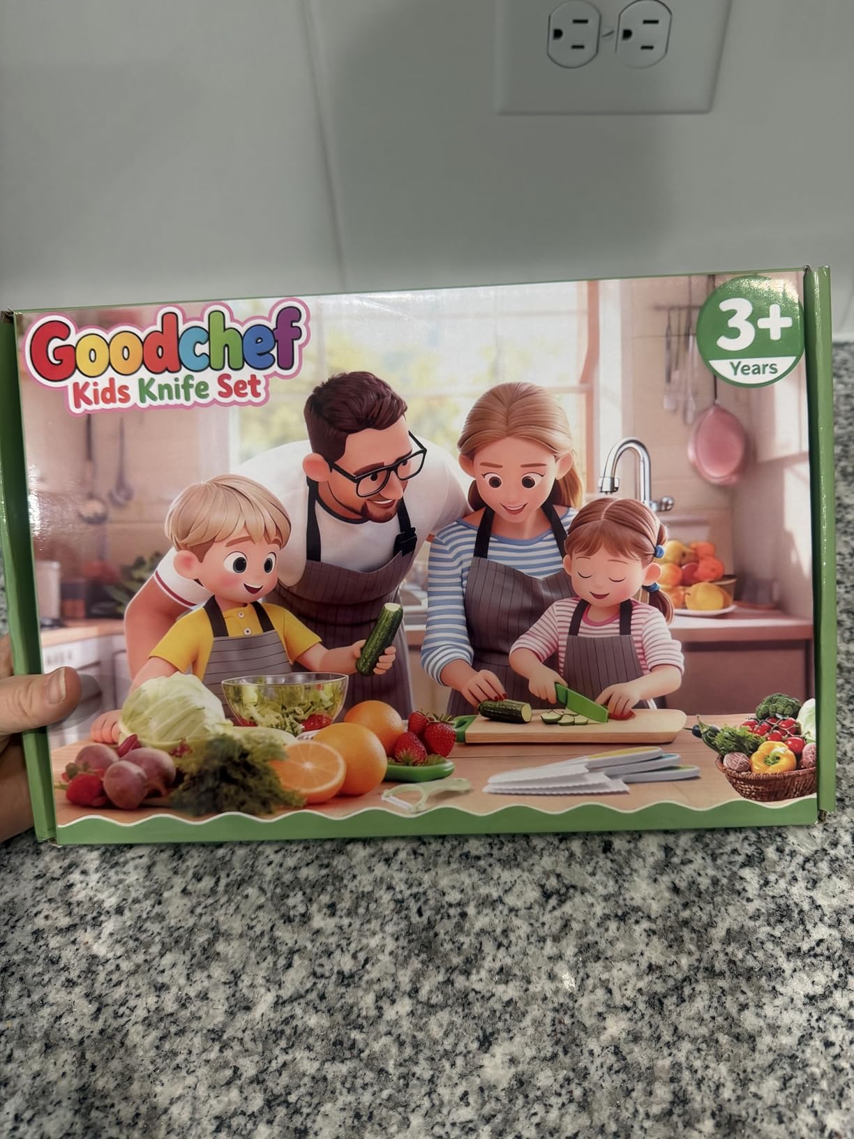 Goodche 16 Pieces Toddler Knife Set- Kids Cooking Sets Real customer photo 1