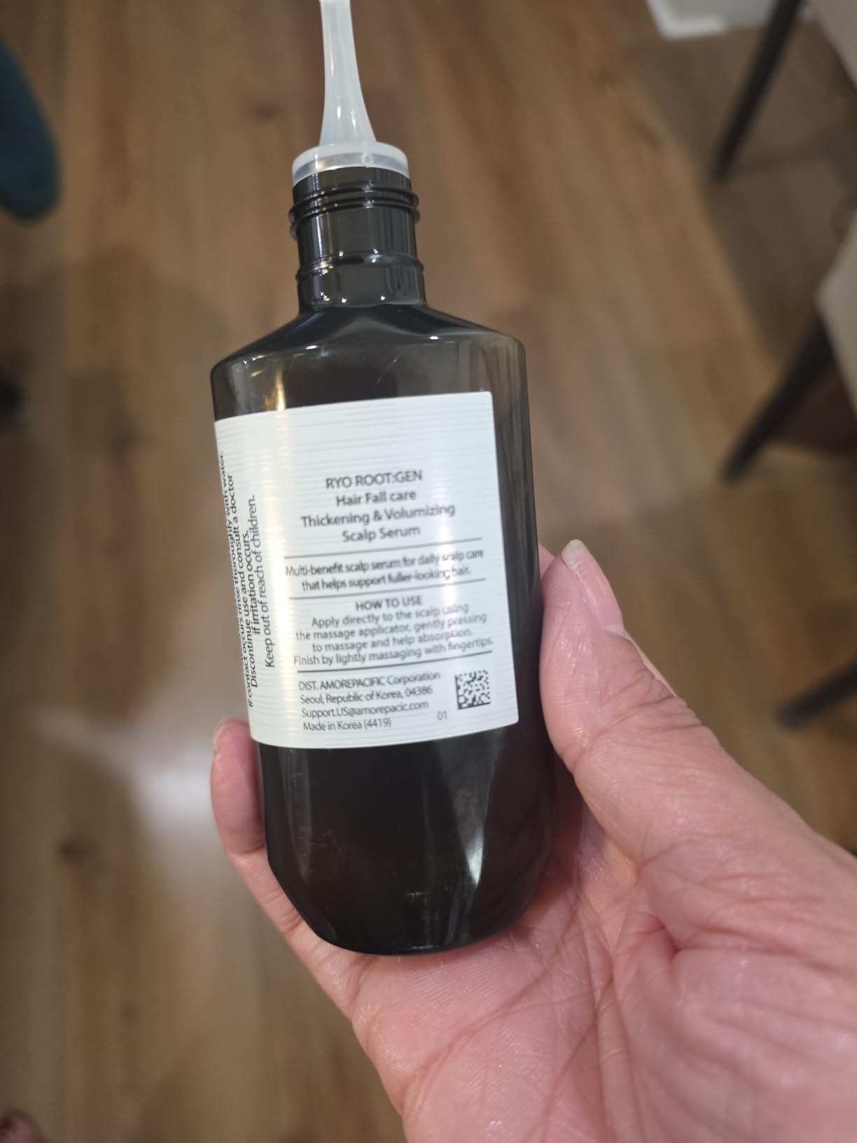 RYO ROOT:GEN Scalp Serum for Thinning Hair, Ginseng, Peptide (2.7 Fl. Oz.) | Ginseng Stem Cell Tonic | Hair Thickening & Volumizing | for Hair Loss due to Breakage | Cooling Scalp Care customer photo 2