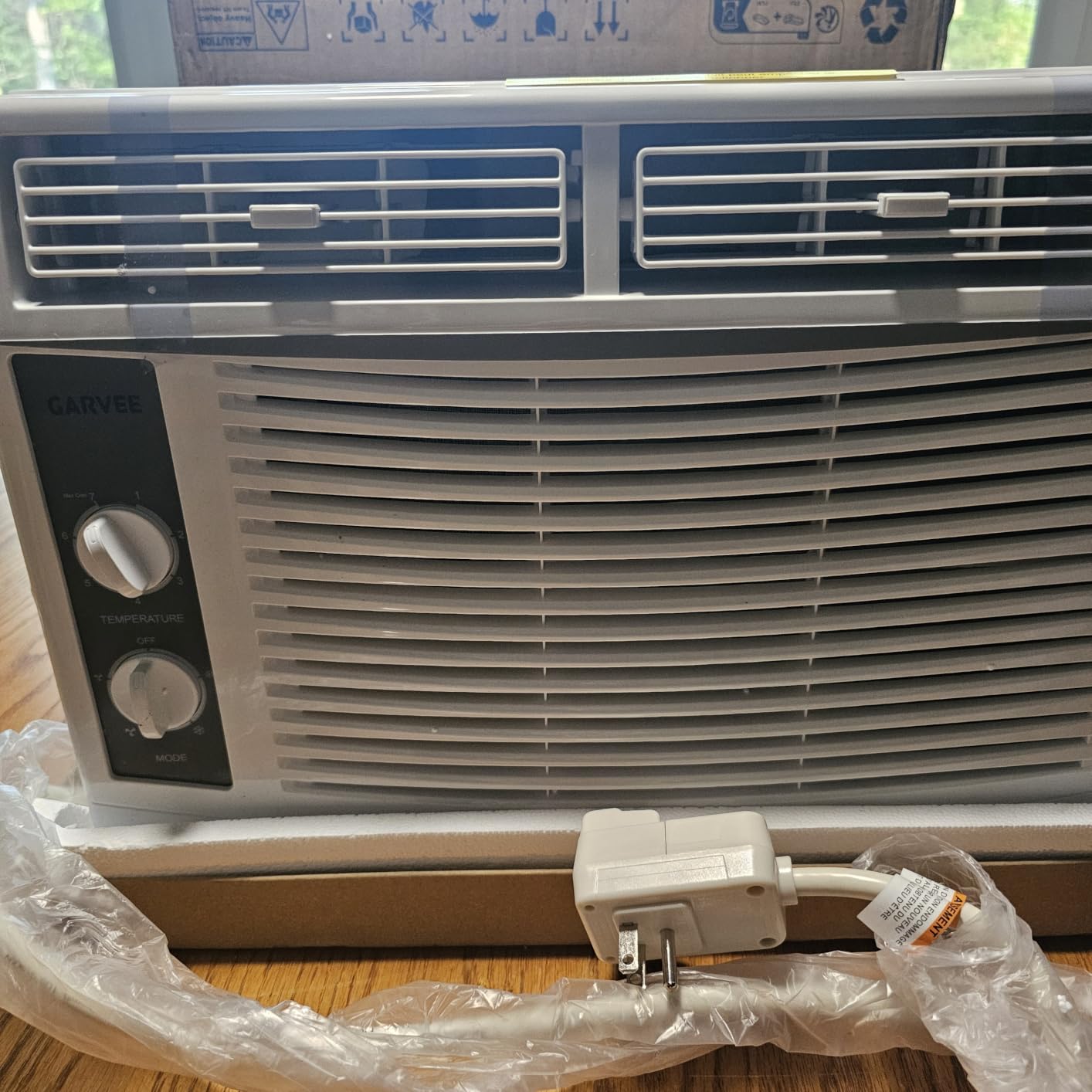 6000 BTU Window Air Conditioner, Cools Up to 250 Sq.ft., 24H Timer, Sleep Mode, Water Self Evaporation, Auto Restart, 3 Cooling & Fan Speeds, Window AC Unit for Bedroom, Office customer photo 1