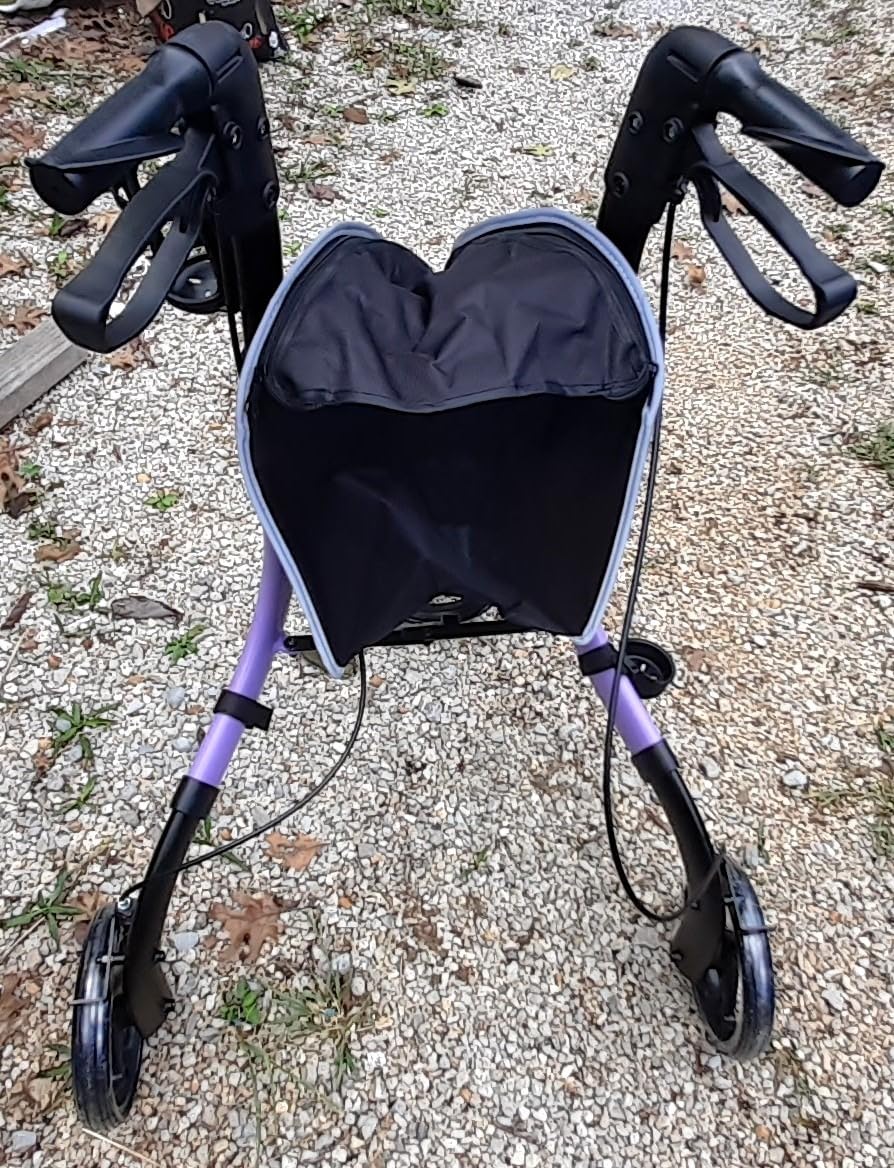 HOMLAND Foldable 3 Wheel Walkers for Seniors, Lightweight 10.4 lb customer photo 1