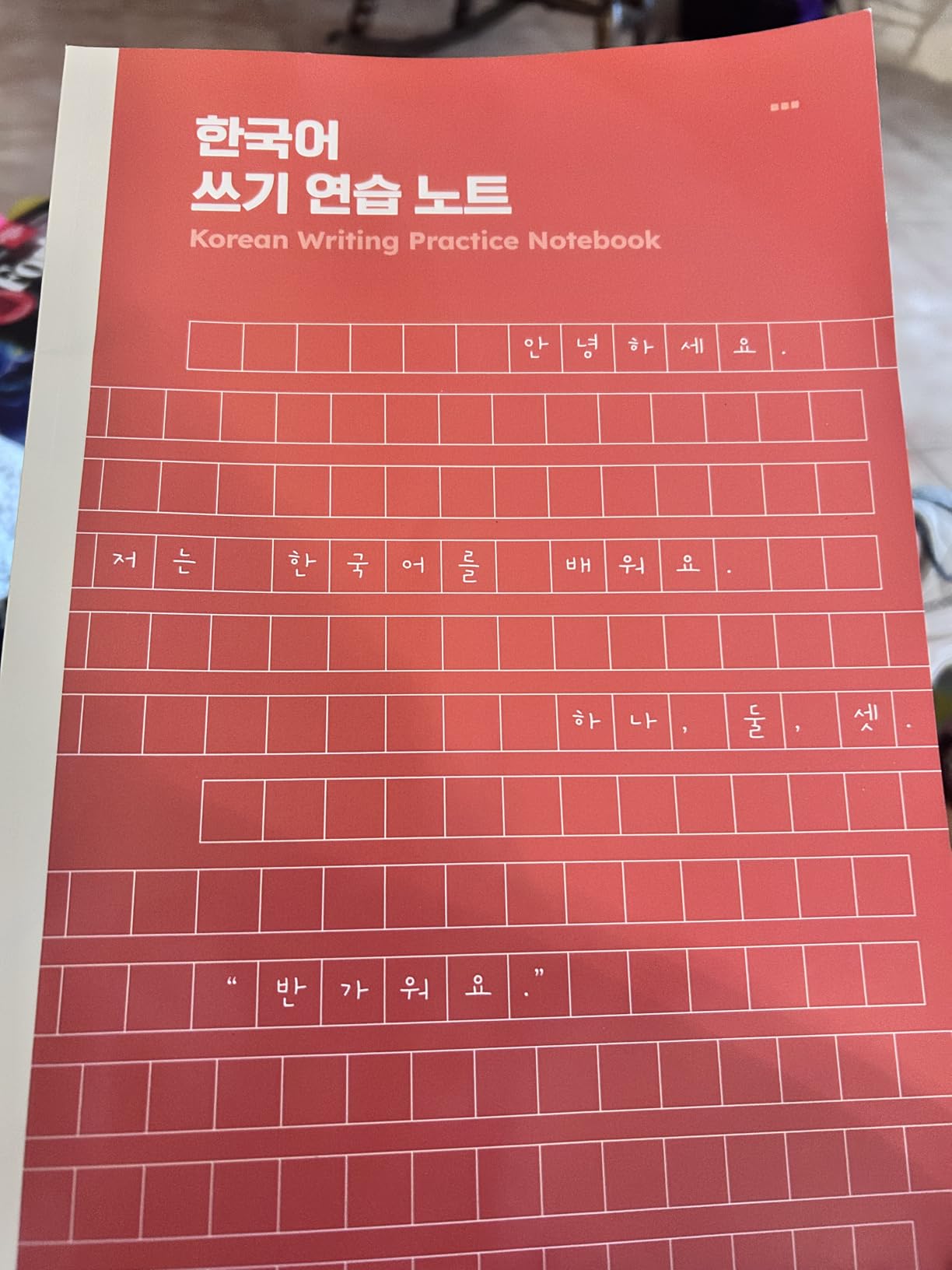 Korean Writing Practice Notebook (Wongoji): 6-Page Guide Included-Authentic Korean Manuscript Paper for Hangeul Practice & TOPIK Study (A4, 64 Pages) customer photo 1