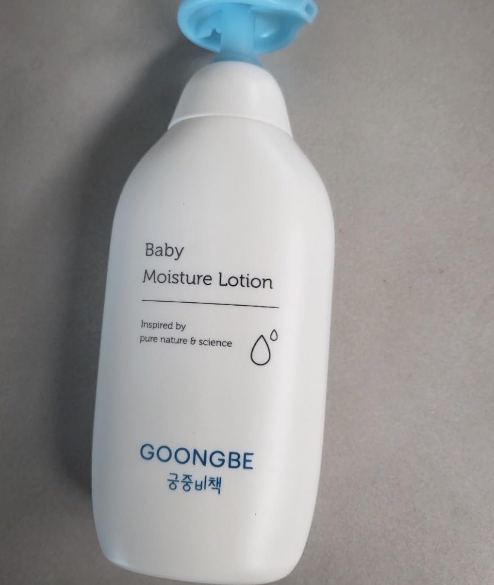 GOONGBE Moisture Lotion - Korean Baby Body Moisturizer - Hypoallergenic Moisturizing & Calming Daily Skincare for Dry Skin - Fast Absorbing, Non-Greasy Lotion, 11.8 oz customer photo 2