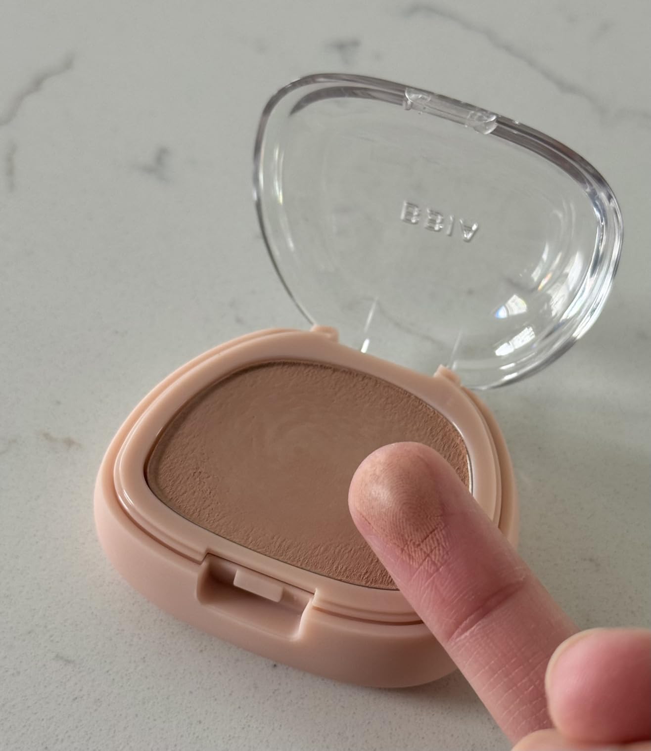 BBIA Chaltteok Blush - Soft Blurring Jelly-Like Powder Texture Lightweight & Buildable Korean Blush Natural Matte Finish Long-Lasting Smooth Pore-Blurring Cheek Color (03 STRAWBERRY CHALTTEOK) customer photo 2