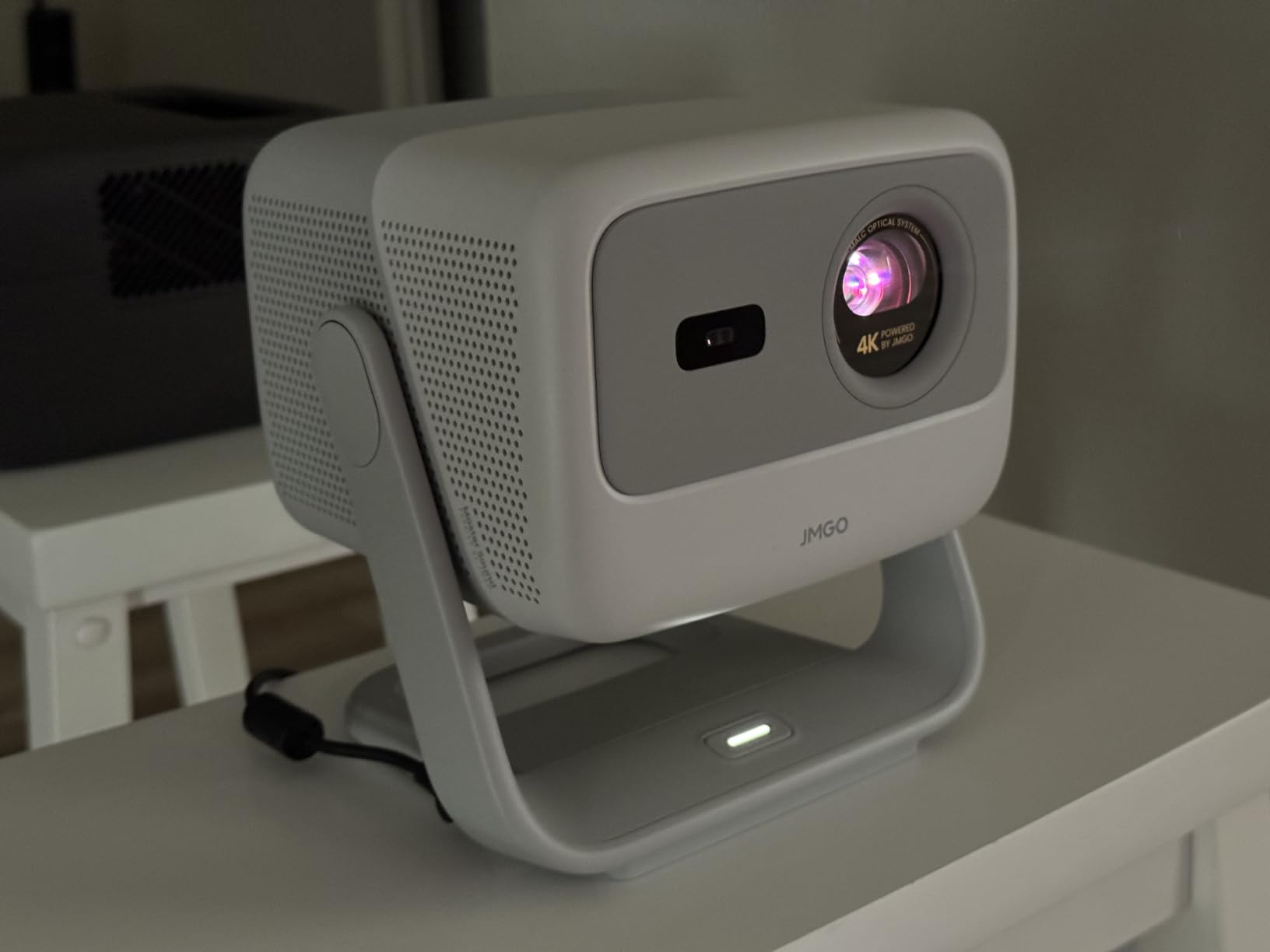 JMGO N1S 4K Upgrade Triple Laser Projector, 1700 ISO Lumens, Google TV | Gimbal Auto Focus, Google TV & Netflix, 110% BT.2020, HDR10, Wi-Fi 6, Dolby Audio, 3D Support, 200