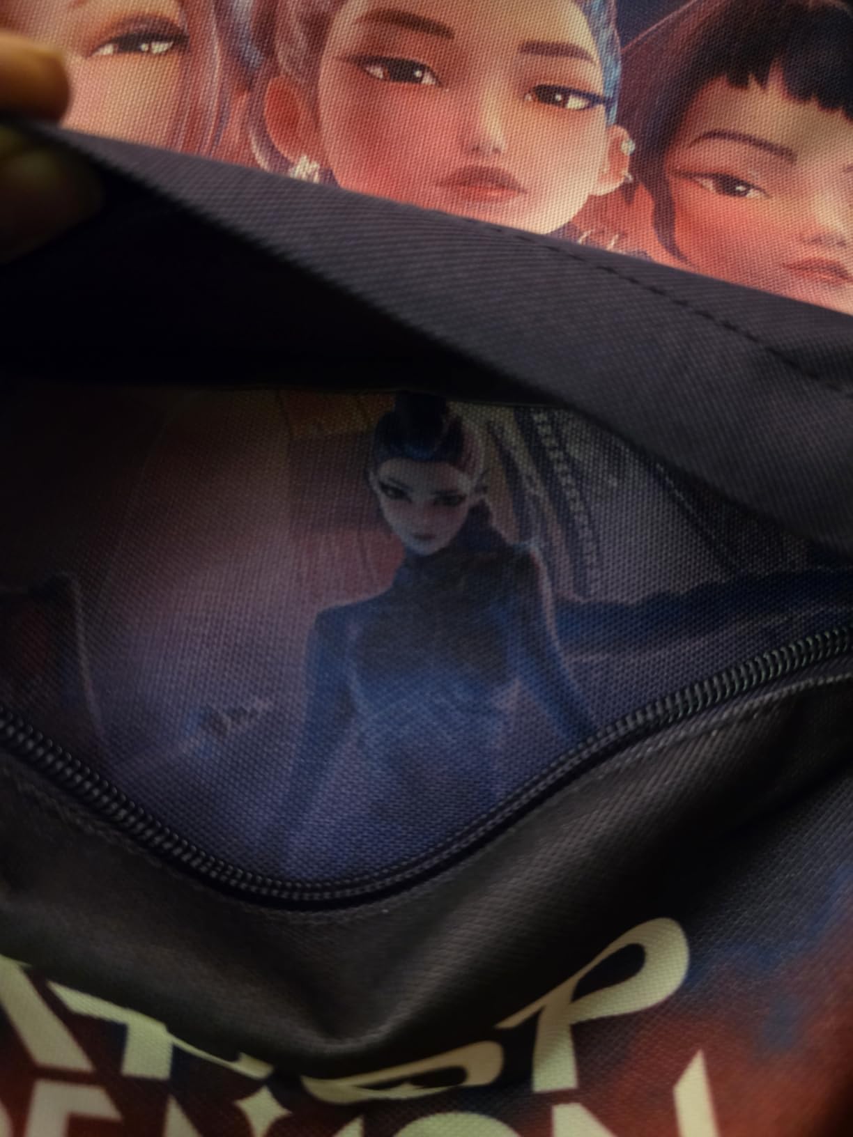 Get Trend KPop Demon Hunters Backpack for Girls, Officially Licensed 18in Bookbag customer photo 2