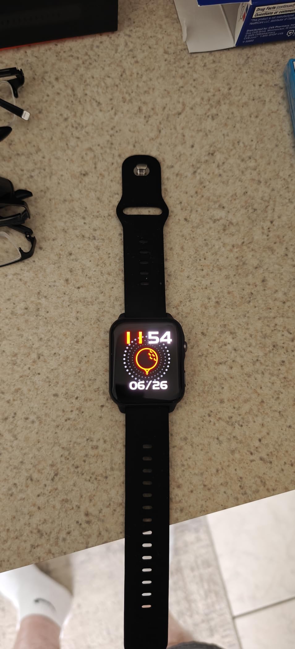 NAVO W1 Golf GPS Watch – Front, Middle & Back Distances, Hazard Tracking, No Subscription customer photo 1
