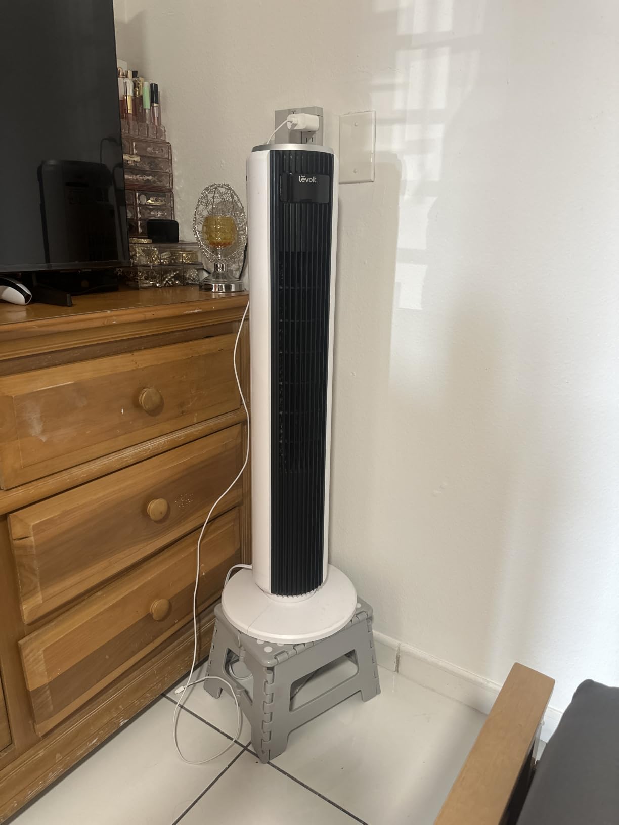 Levoit Tower Fan for Bedroom, Standing Fan with 36