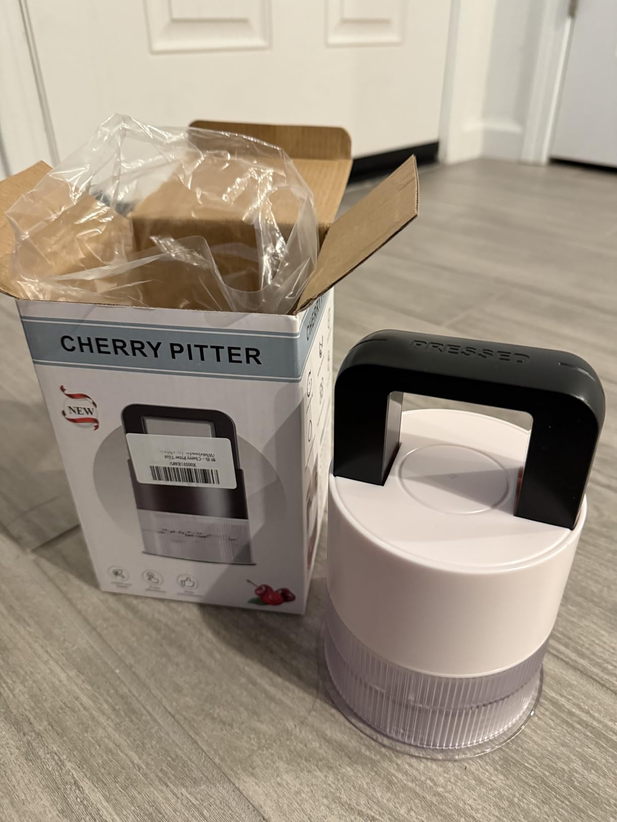 Cherry Pitter Multiple, Cherrys Pitter Corer Tool, Quick Portable Cherry Pitting Tool, Easy to Use for Making Cherry Jam - Pit 7 Cherries at Once, Saving Time & Effort-Dishwasher Safe customer photo 2