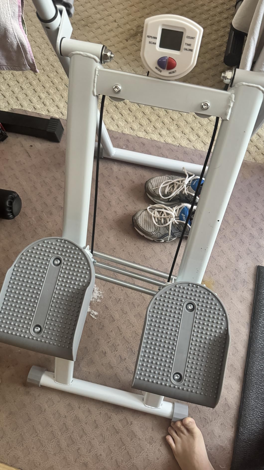Stair Stepper for Home Adjustable Resistance Vertical Climbers Handlebar customer photo 1
