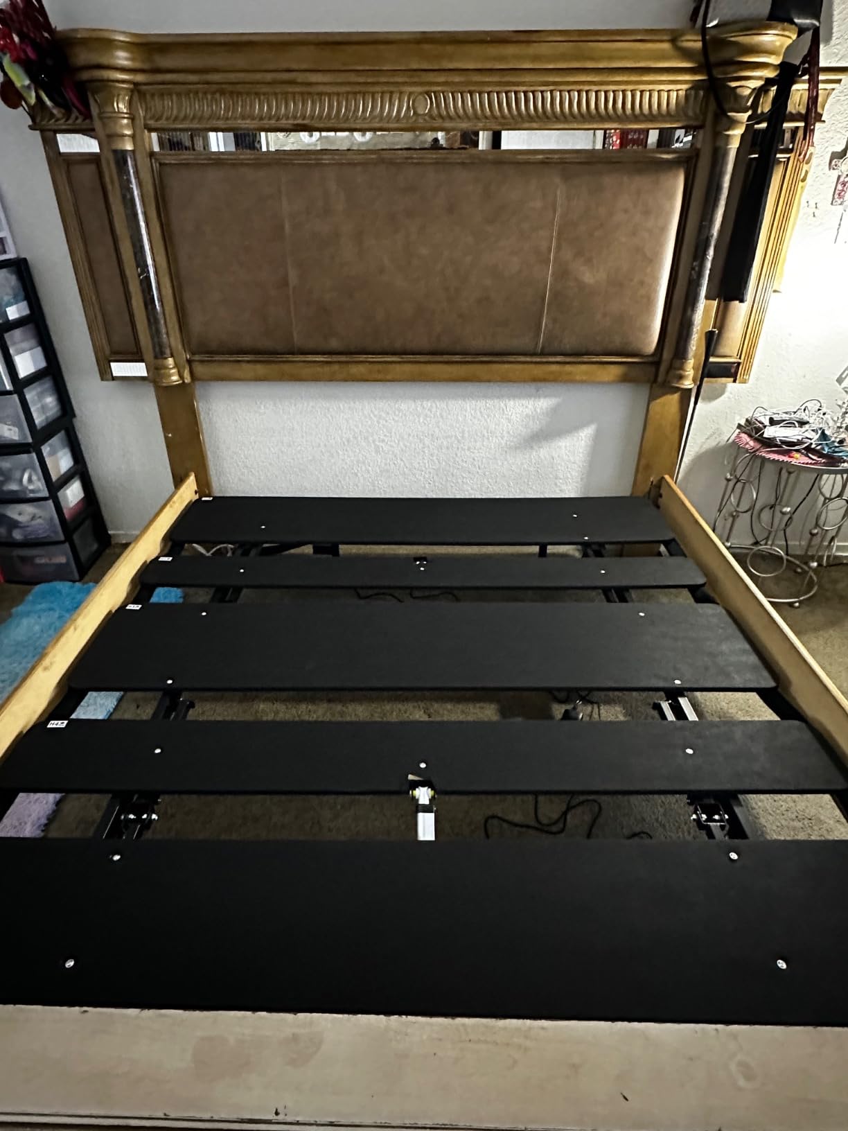 Mixcous King Adjustable Bed Frame with Zero Gravity Heavy Duty 750 lbs | Electric Base with Wireless Remote for Back Pain Relief, Anti-Snore & Head/Foot Incline, Quiet Motor, Easy Assembly customer photo 2