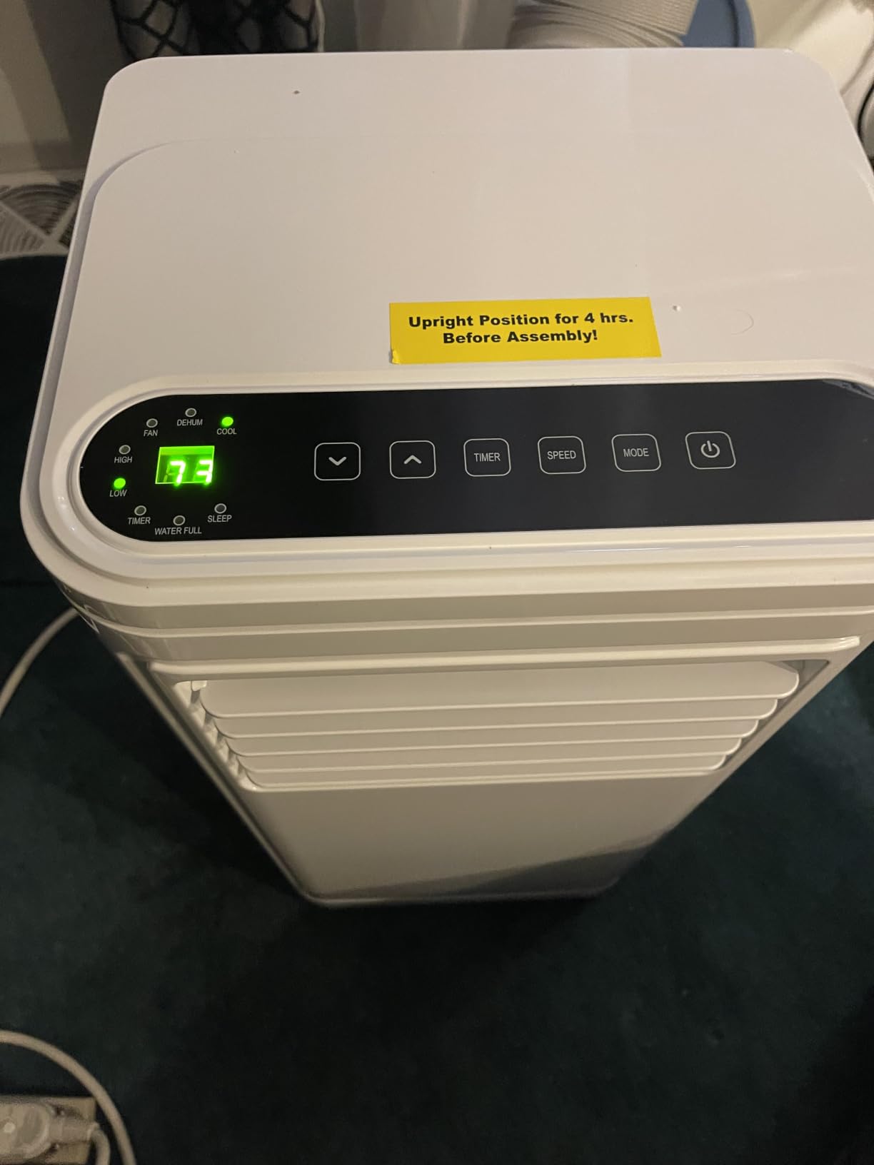 ZAFRO Portable Air Conditioner, 12000 BTU(8000 BTU SACC), 72H Drainage-free | Portable AC Unit with Cooling, Fan, Dehumidifier, Sleep Modes with APP/Remote, 47dB Quiet for Living Room, Bedroom customer photo 2