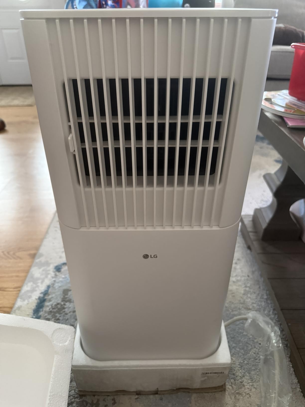 LG 6,000 BTU (DOE) Portable AC with Wi-Fi and Remote, Voice Control, White | Compact, Quiet, Standing Smart Home, Compatible, Fan, Remote Control, Wi-Fi, for Indoor Bedroom, Bathroom, Garage, Office customer photo 1