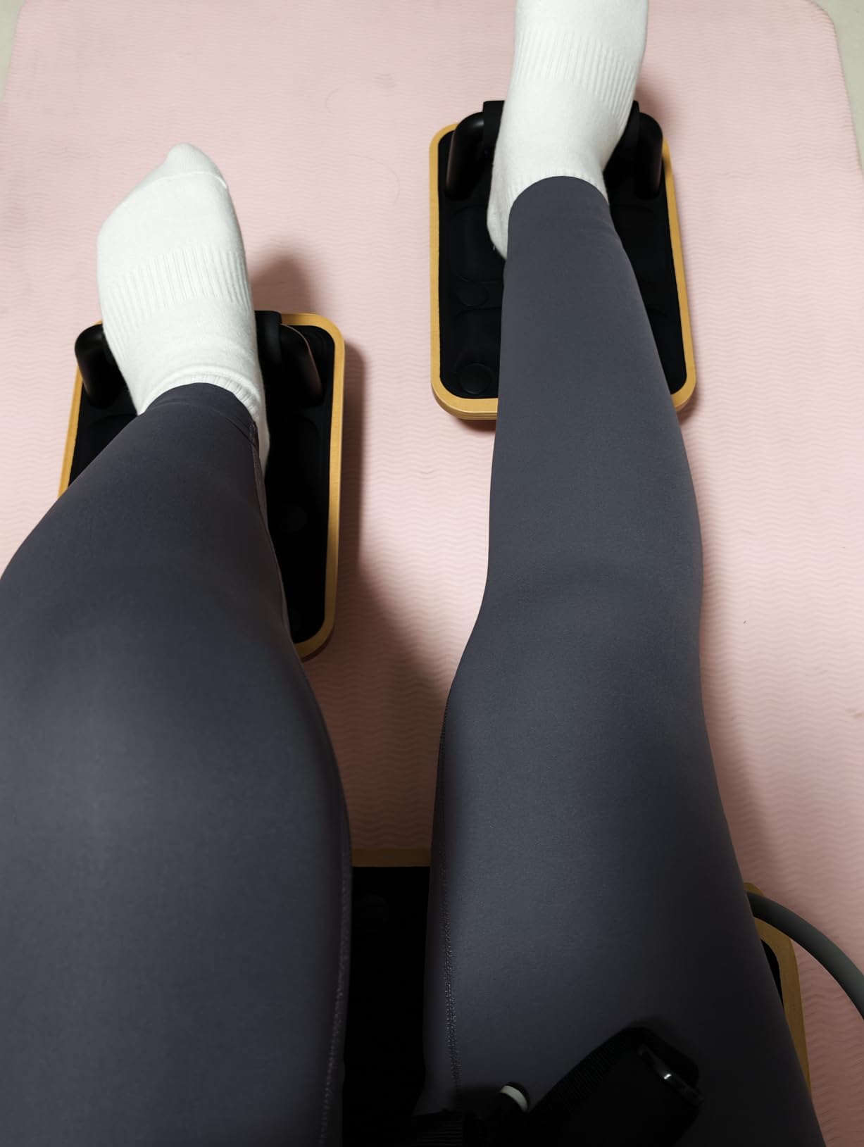 Pilates Reformer Machine, Wooden Pilates Board for Home | Solid Maple Wood; Stable One-Piece Design; Guided Videos; Bonus Pilates Ball & Socks; 610 lbs Capacity customer photo 1