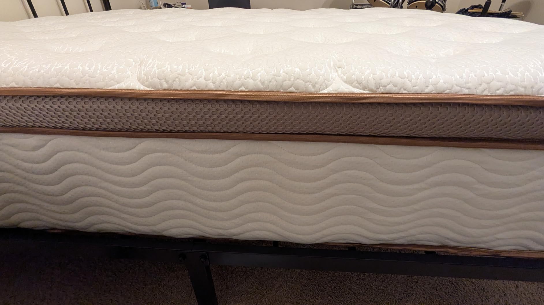 BedStory Hybrid Mattress Queen 13 Inch - Zero Motion Transfer with Precision Pocket Springs - Firm Orthopedic Lumbar Hip Support - CertiPUR-US & Oeko-TEX Dual Certified, 365 Nights Trial customer photo 2