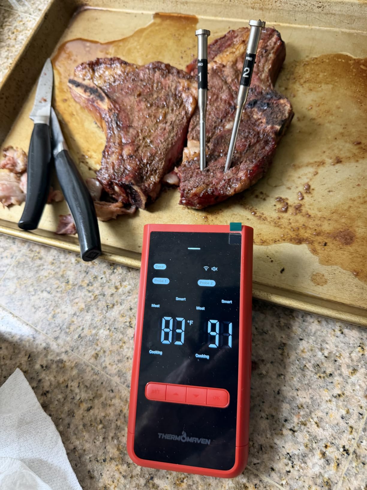 ThermoMaven Smart WiFi Wireless Meat Thermometer for Grilling with 2 Probes customer photo 1