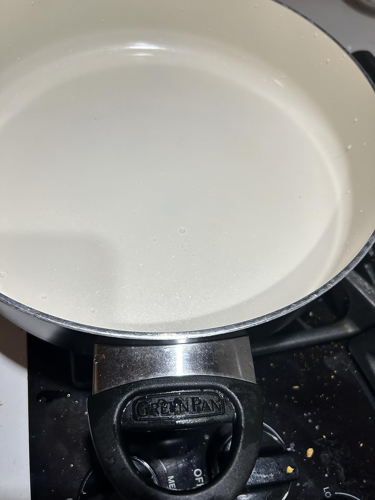 GreenPan Rio Advanced 5QT Saute Pan With Tempered Glass Lid, 5QT Ceramic Nonstick pan with Helper Handle, PFAS-Free, Induction Ready, Dishwasher and Oven Safe, Black customer photo 1