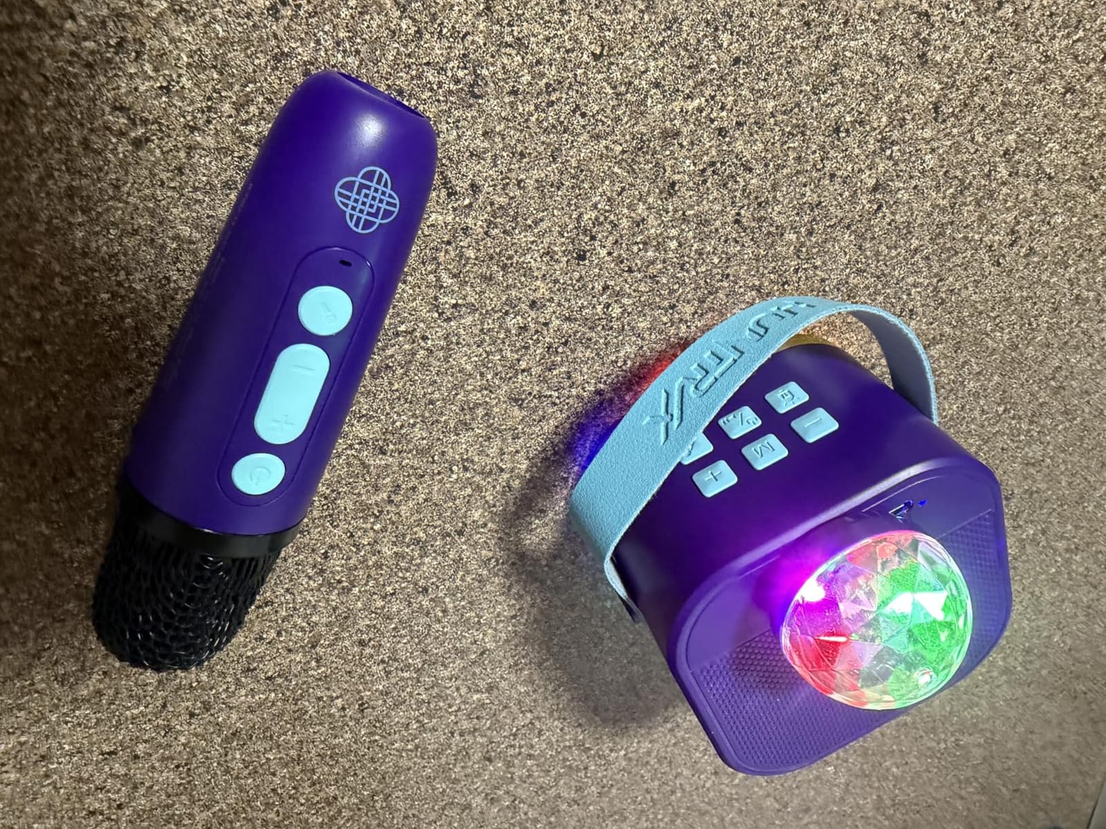 Kpop Demon Hunters Bluetooth Karaoke Machine for Kids, Wireless Microphone customer photo 2