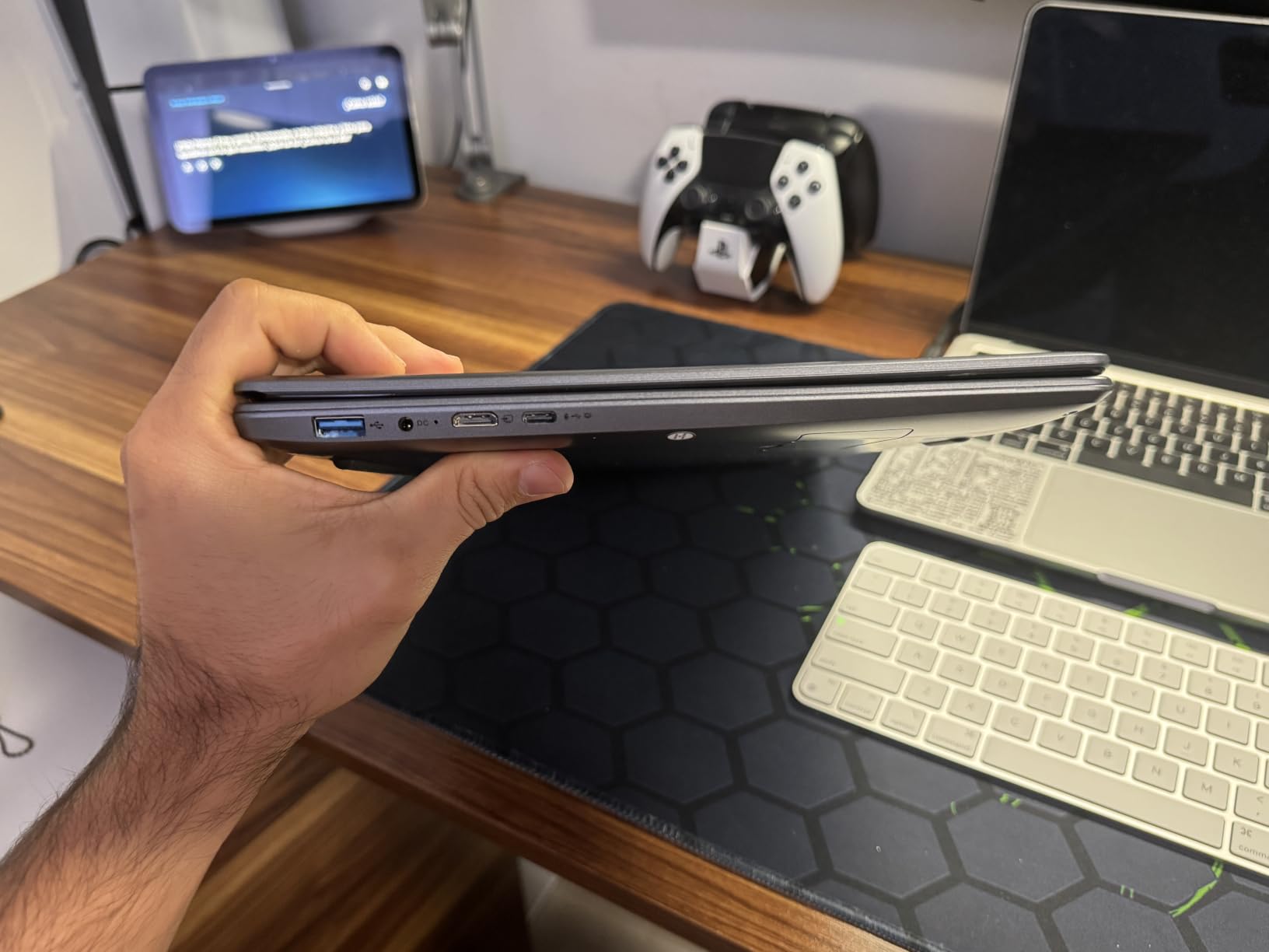 15.6'' AI Laptop with Office 365 12GB RAM 256GB SSD Win 11 Laptops | 7000mAh Battery, IPS FHD, 180°Viewing, Quad-Core Processor, Type-C, WiFi5, Portable Thin Business Student Laptops, Light Gray customer photo 2