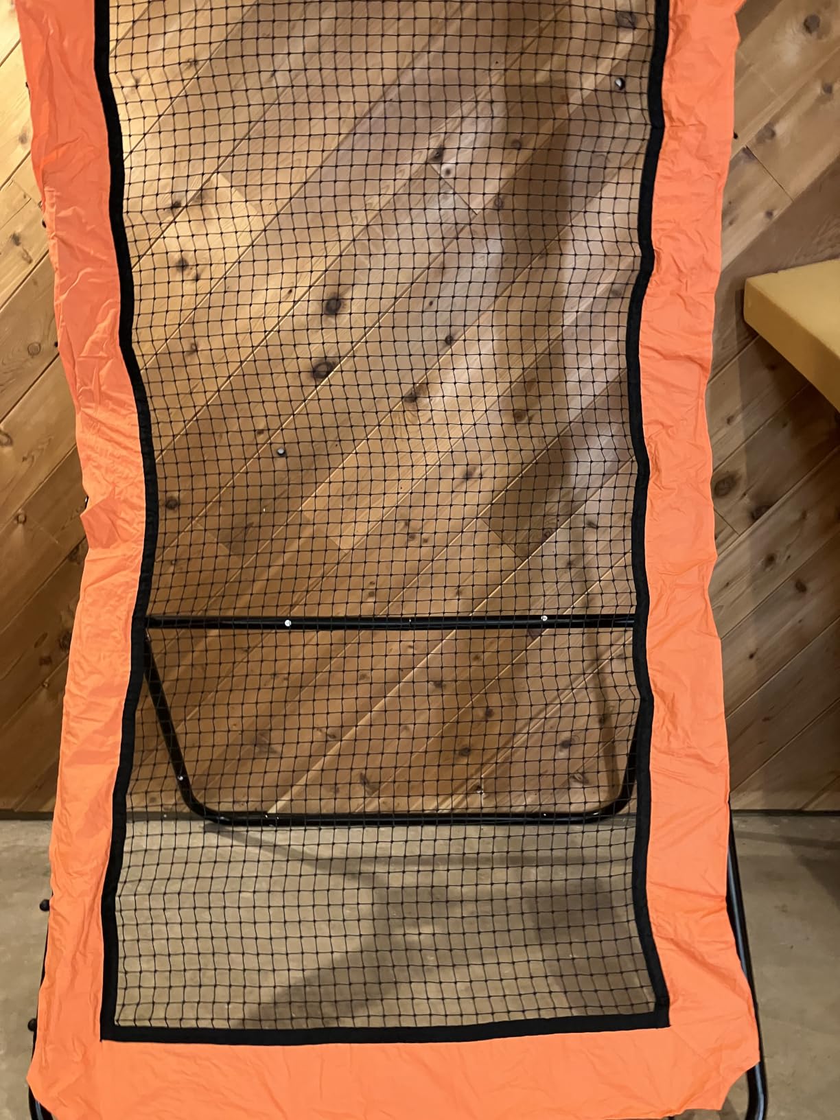 Lacrosse Rebounder net for Backyard, 4x7FT Adjustable Net with 5 Angles & Target Stripe,Durable Multi-Sport Practice Tool for Soccer Baseball Volleyball Training Equipment customer photo 2