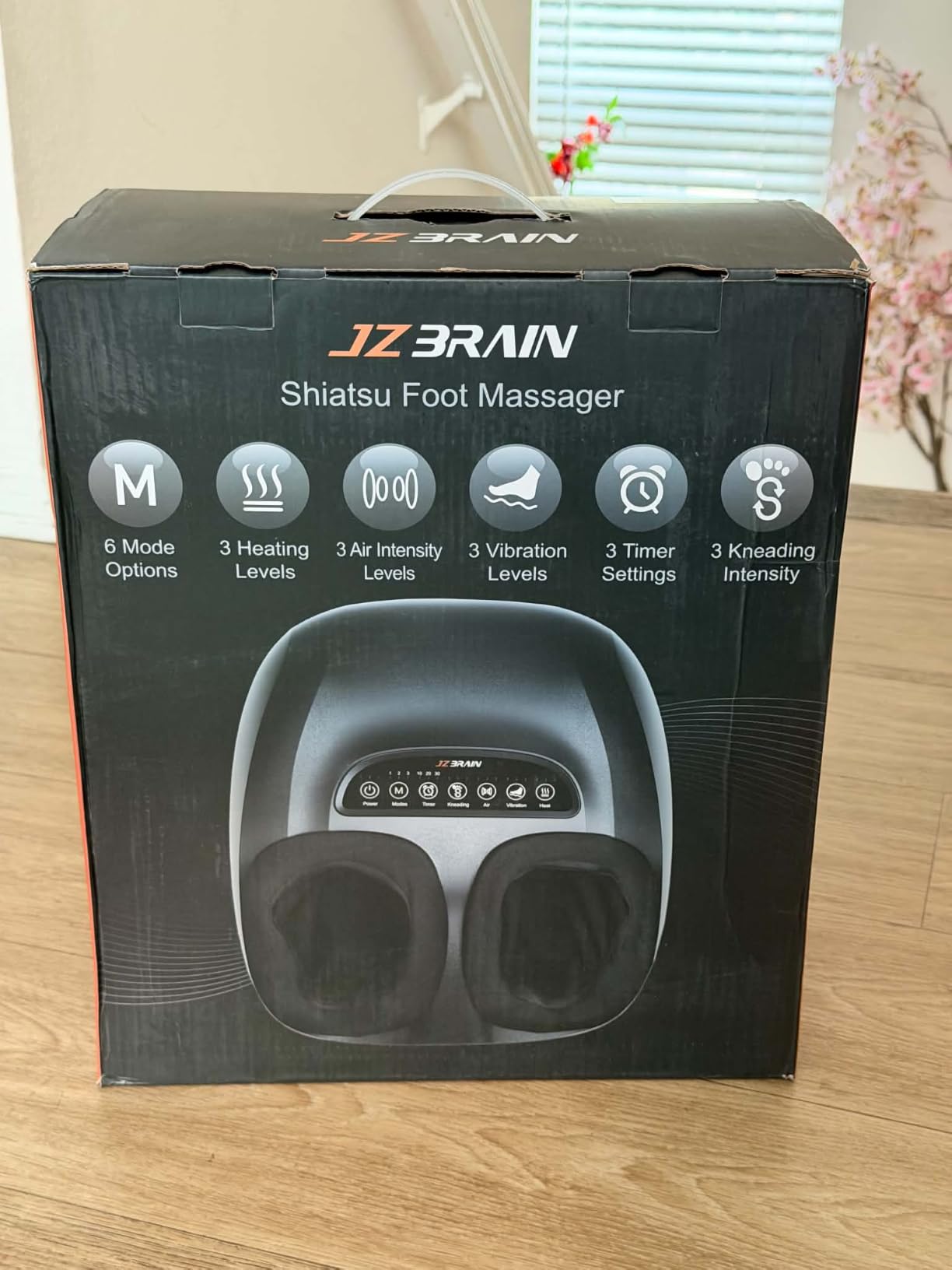 JZBRAIN Foot Massager for Plantar Fasciitis & Neuropathy 2026 Upgraded customer photo 1