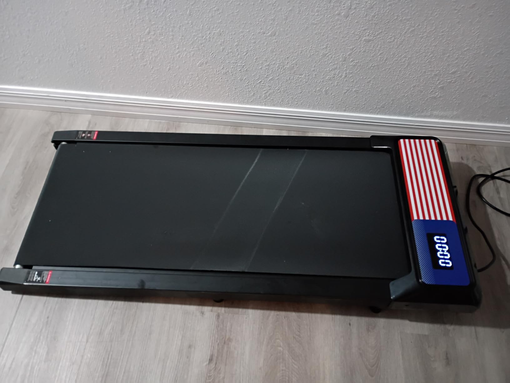 HCOIW Walking Pad Treadmill for Home Office, Portable Under Desk Treadmill | 3-in-1 Foldable Walking Pad with Incline, Quiet, Remote, No Installation, Portable & Easy Storage for Home Office customer photo 2