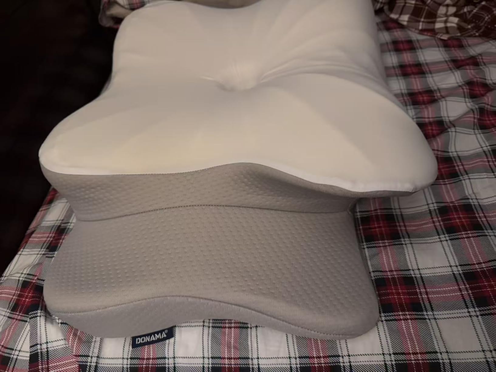 DONAMA Cervical Pillow for Neck Pain, Ergonomic Memory Foam Contour Pillow customer photo 1