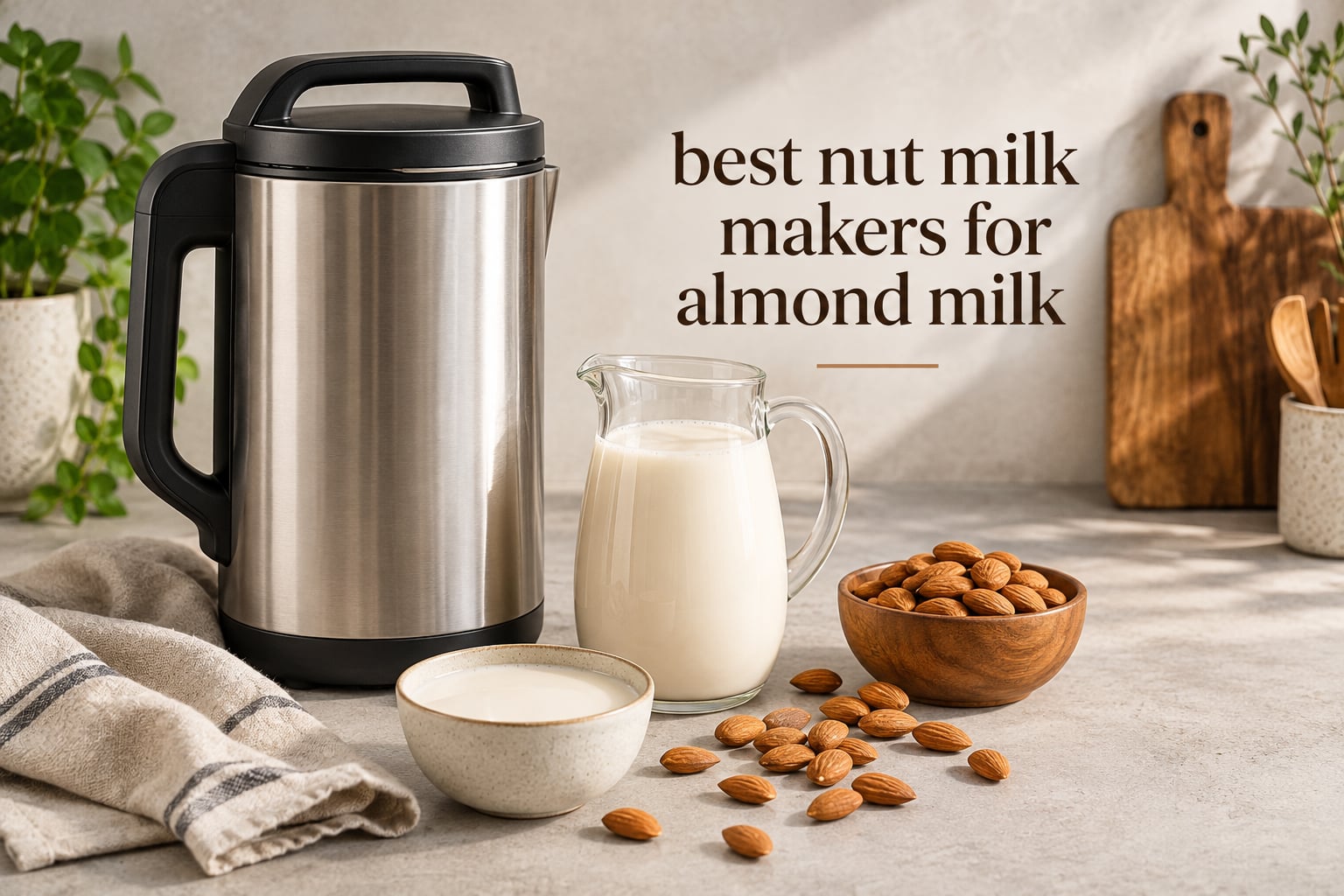 best nut milk makers for almond milk