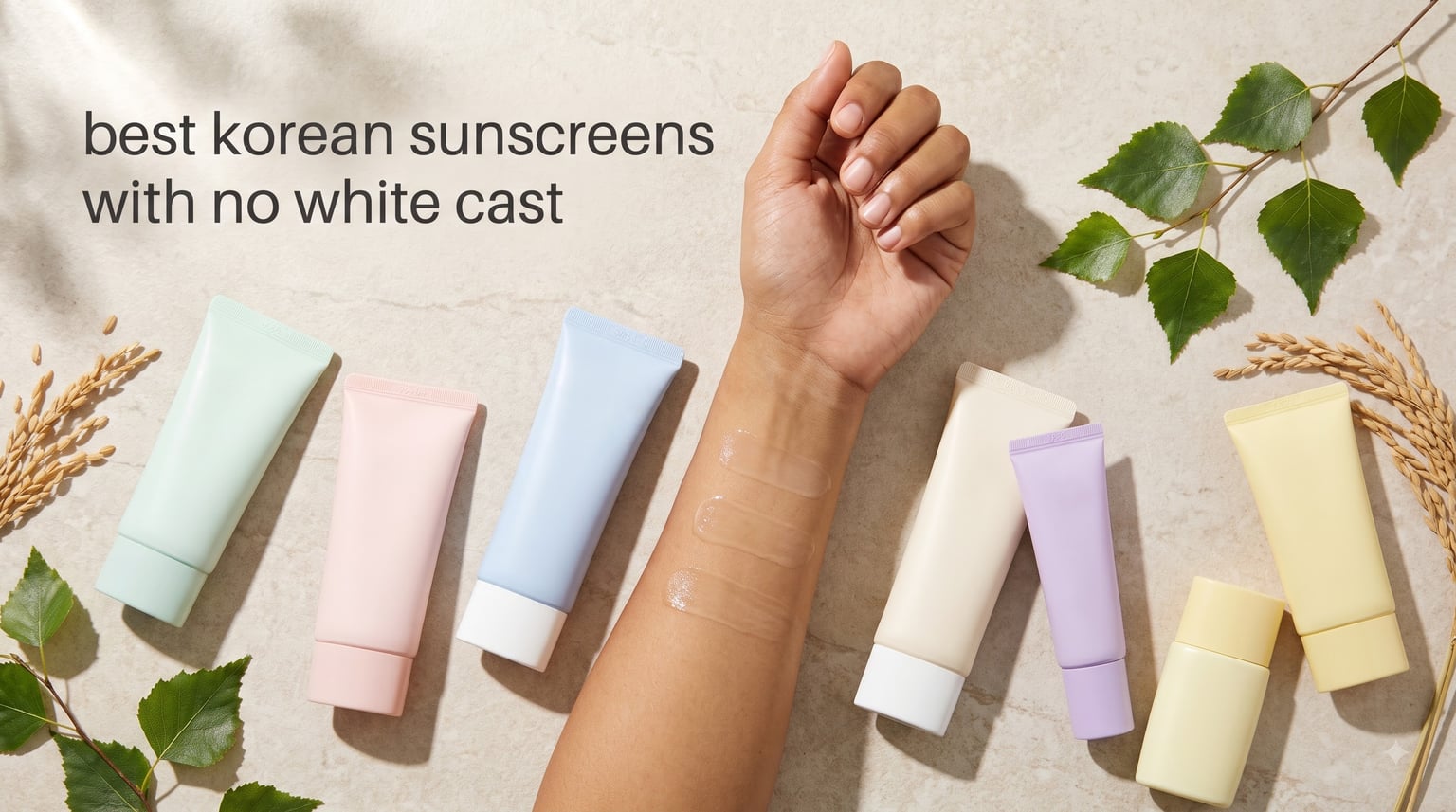 best korean sunscreens with no white cast