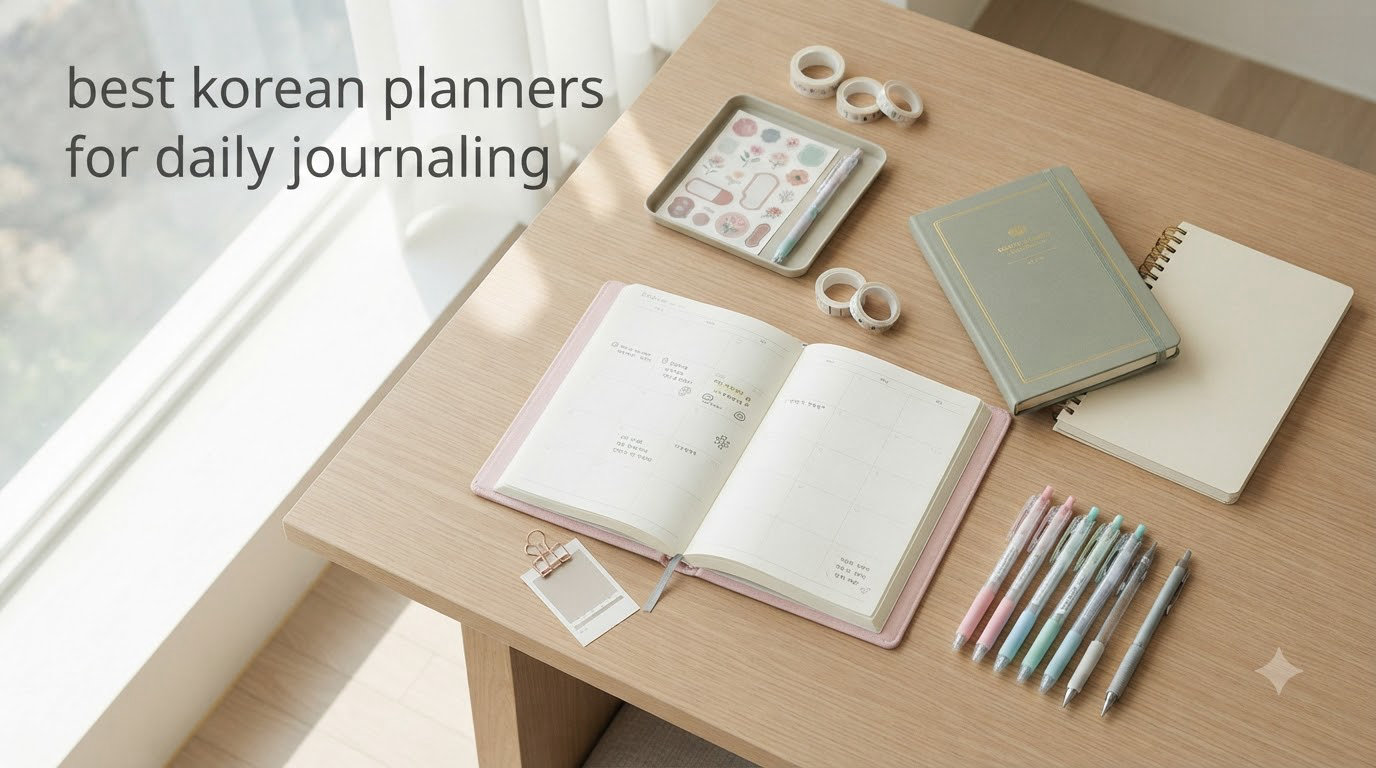 best korean planners for daily journaling