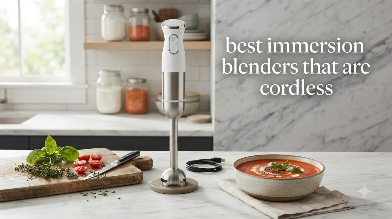 best immersion blenders that are cordless