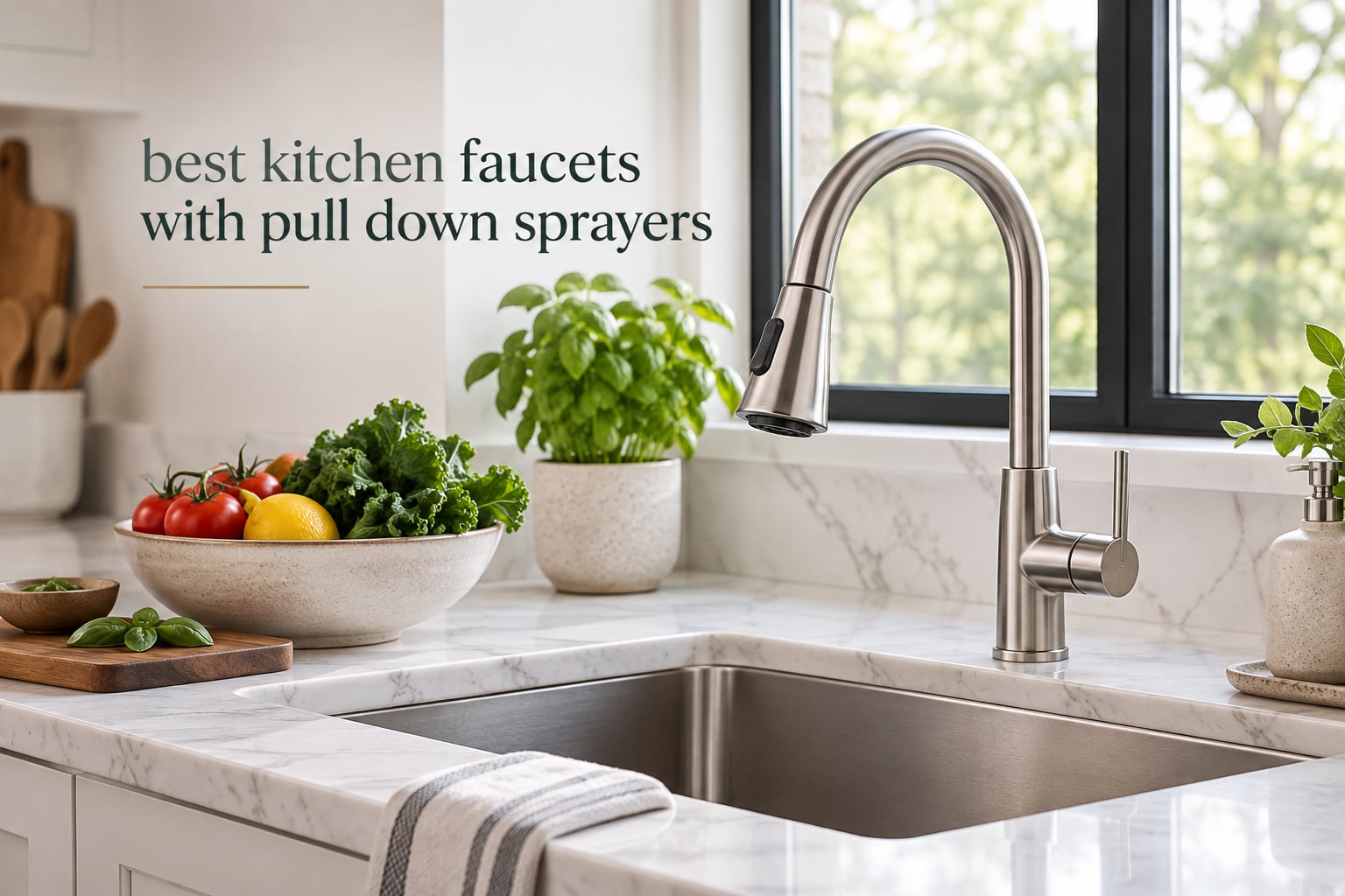 best kitchen faucets with pull down sprayers