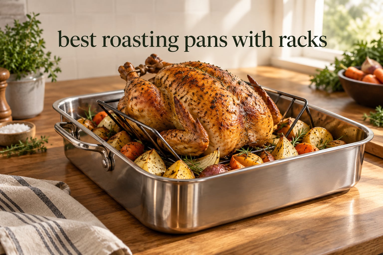 best roasting pans with racks