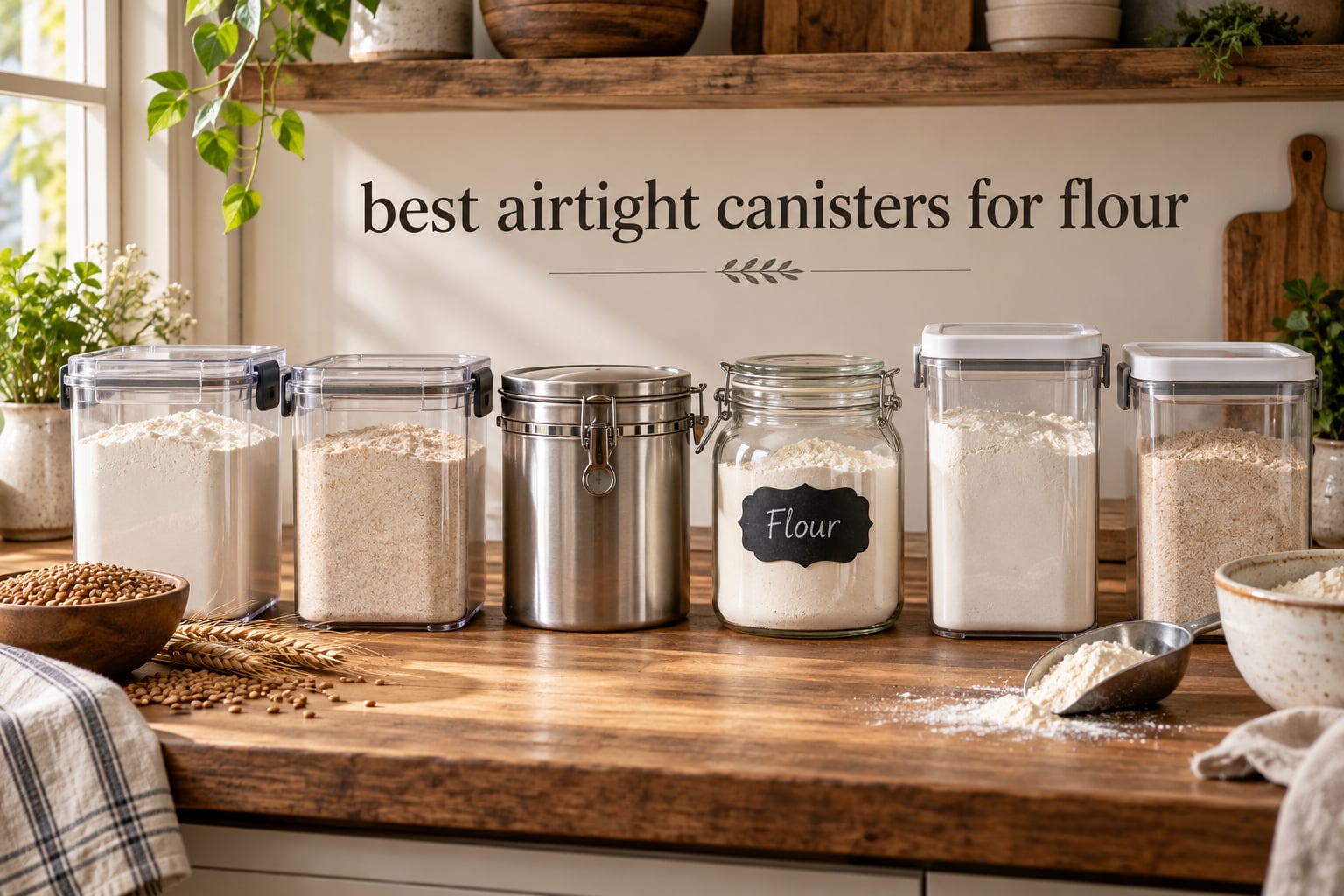 best airtight canisters for flour