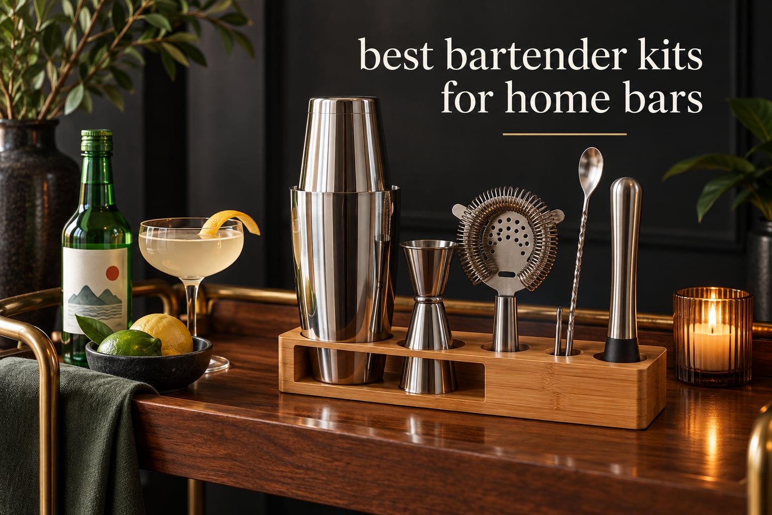 best bartender kits for home bars