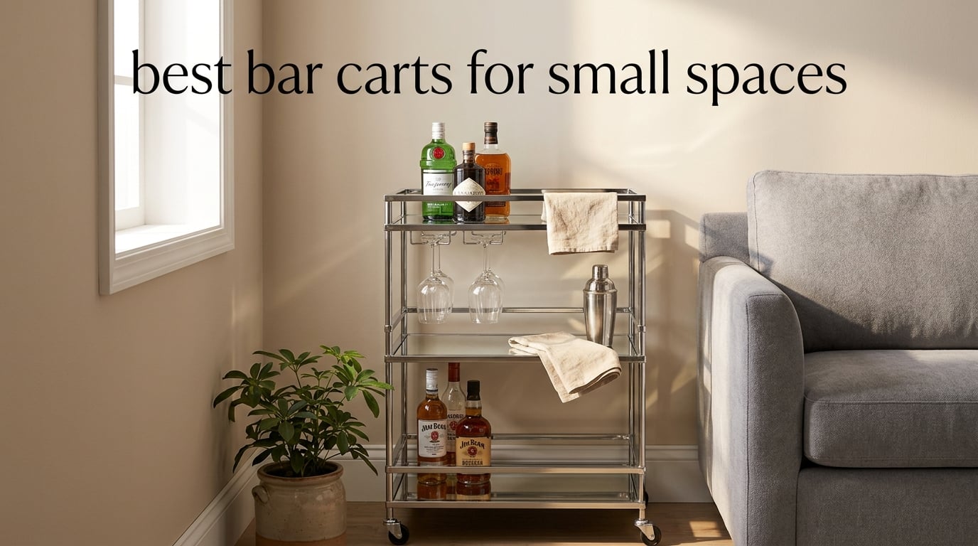 best bar carts for small spaces