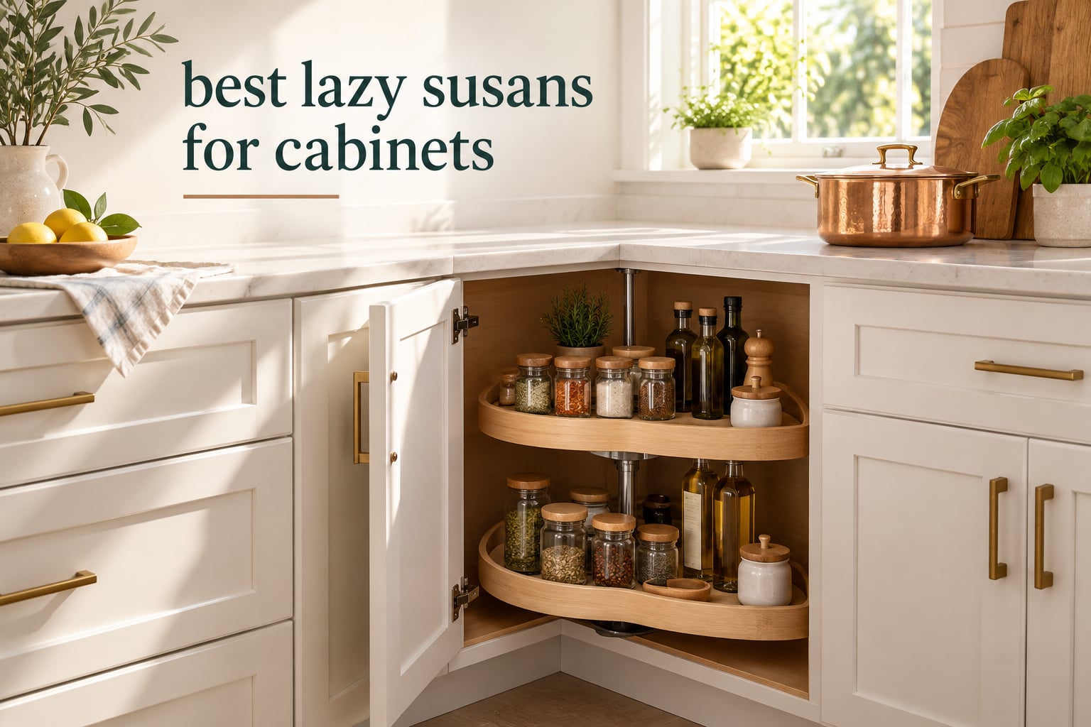 best lazy susans for cabinets